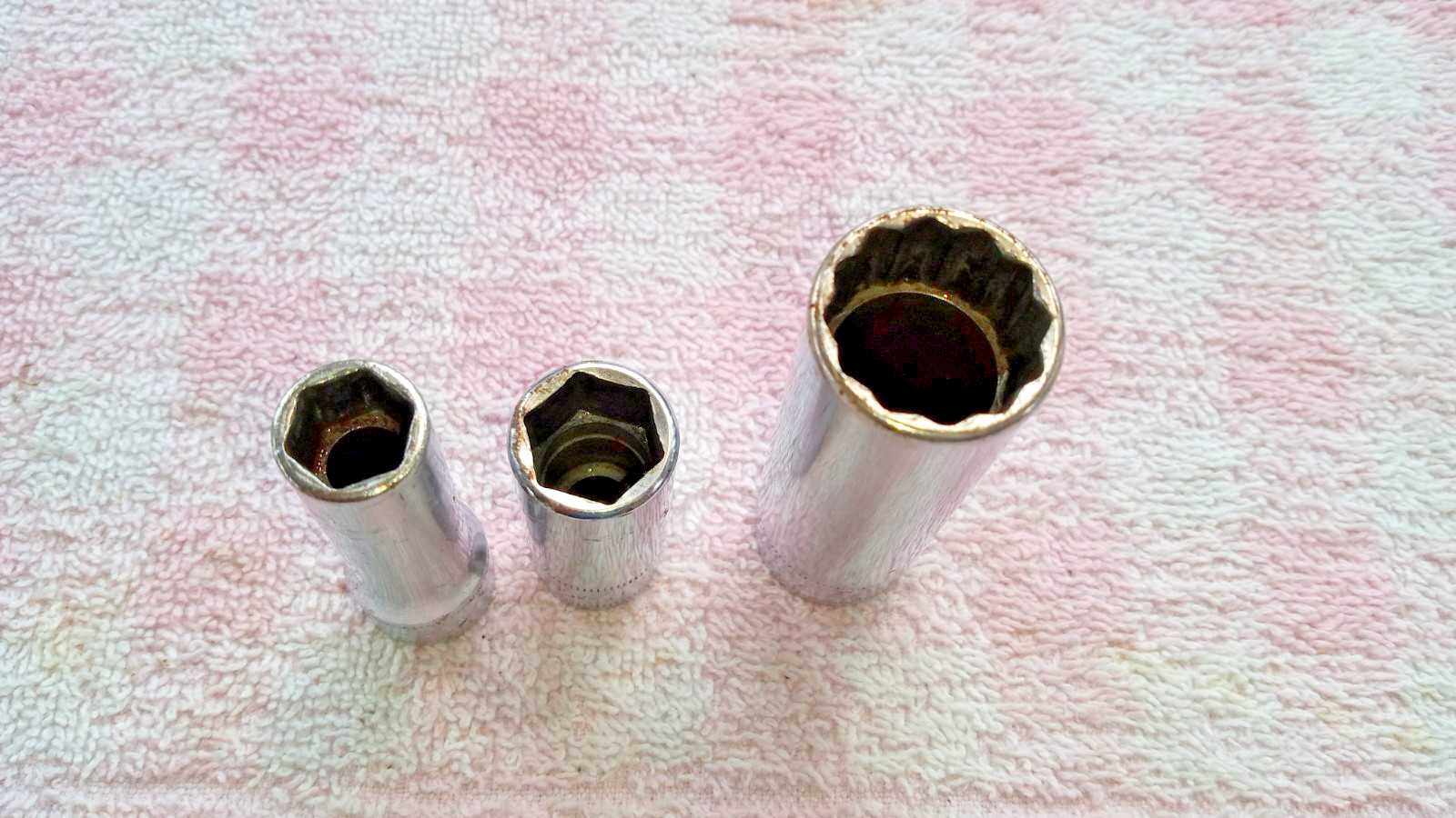 SNAP-ON MM DEEP SOCKETS 10 13 17 3/8dr 6/12 pt SEE DESC DECENT USED COND gift he