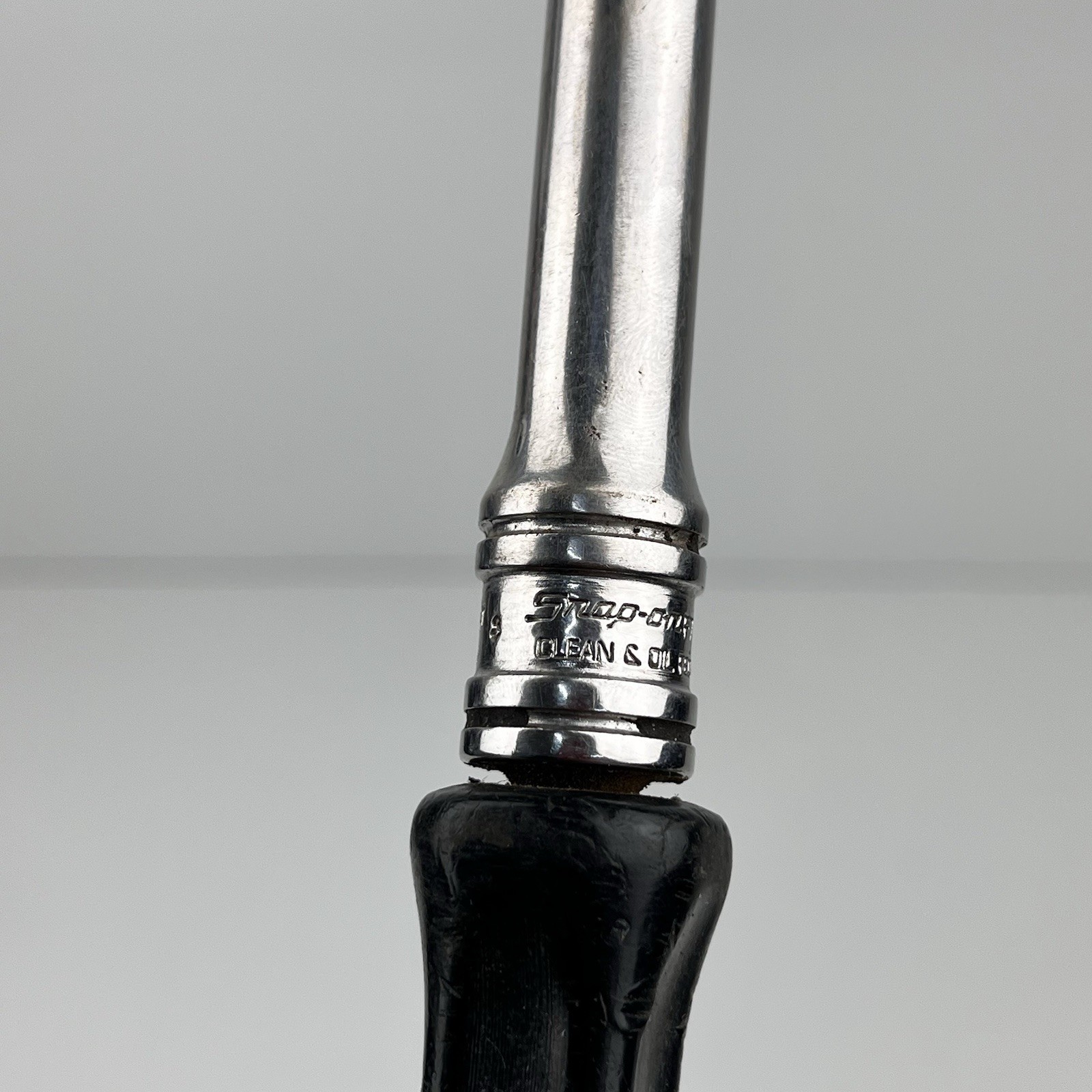 Snap On Tools 3/8″ Drive Swivel Head Roto Ratchet F747A Black Hard Handle