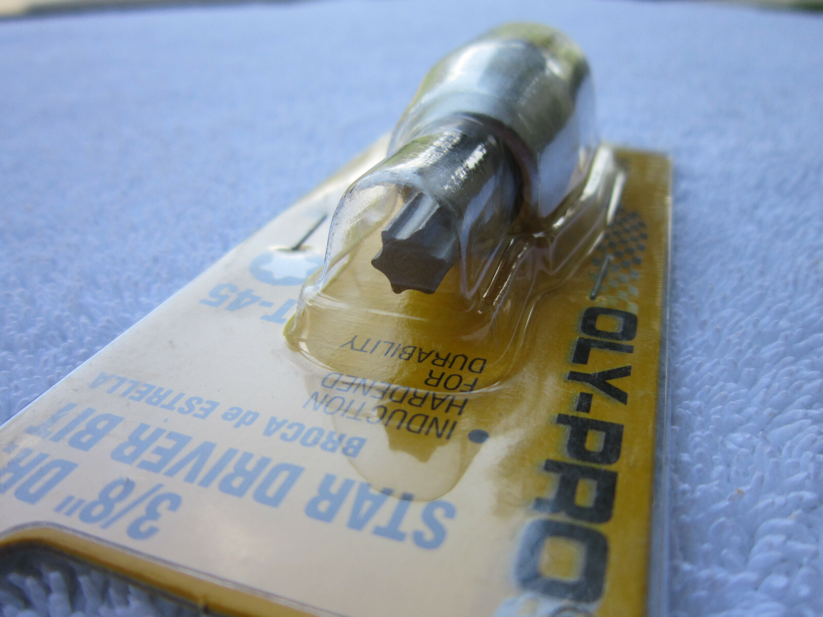 Oly-Pro – T45 (3/8″ Drive) Torx Star Bit Socket (Part # 09-045) **NEW** (T-45)