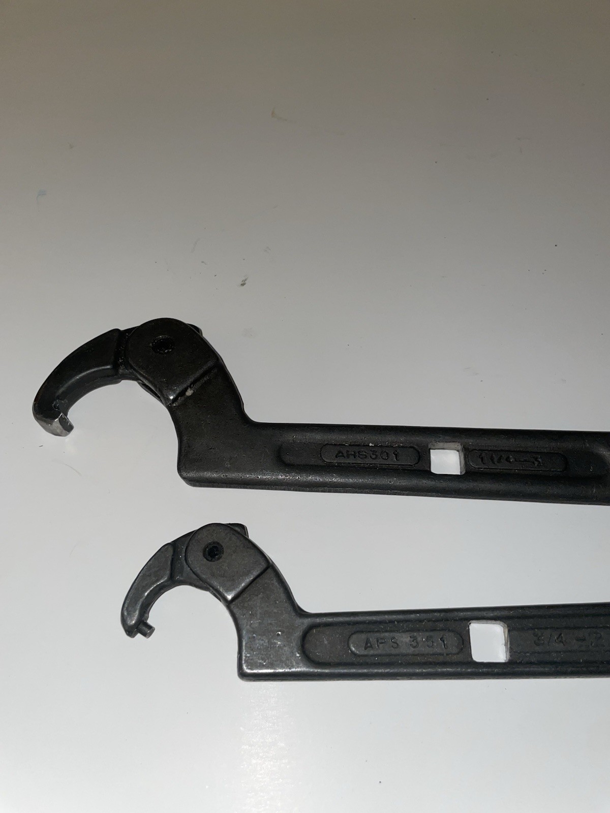 Blue-Point Aps 351 And Ahs 301 3/4″ – 3”Adjustable Hook Spanner Wrench’s USA