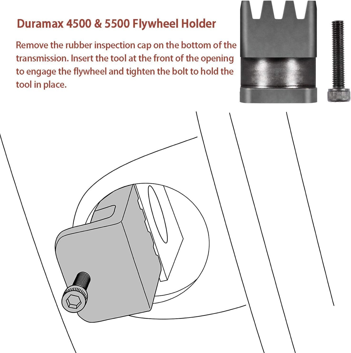 22100 Flywheel Locking Tool 36mm 3/4″ Drive Socket Holder Bolt Fit 6.6L Duramax
