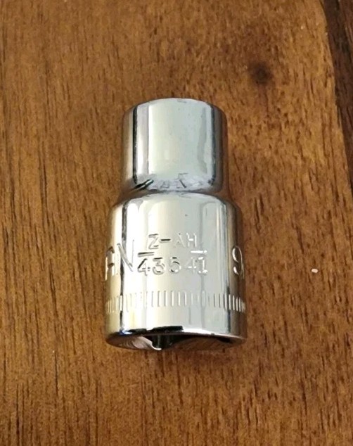 Craftsman 9mm Socket 6 Point 3/8″ Drive Z-AH 43541