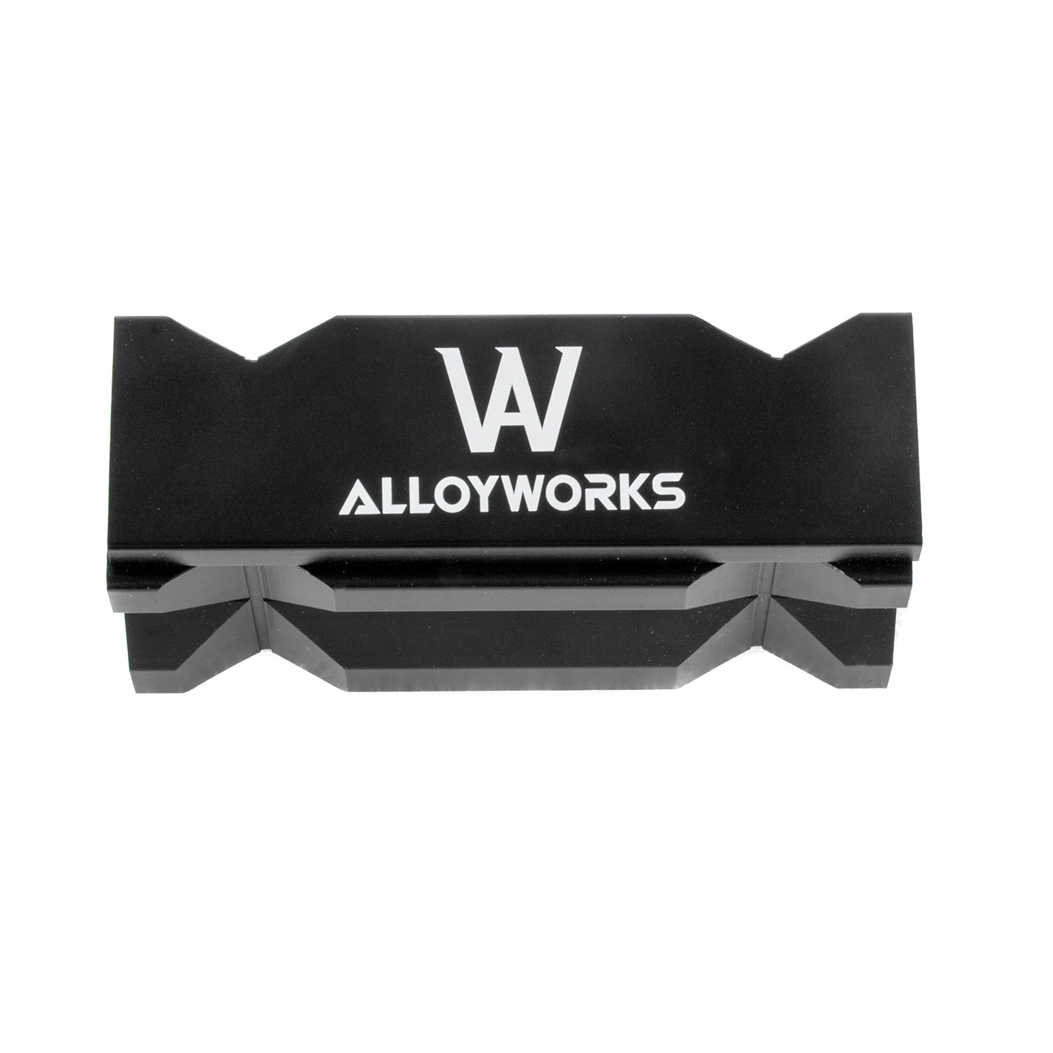 Black Universal Aluminum Magnetic Billet Vise Jaws Fitment for AN Fittings 20990