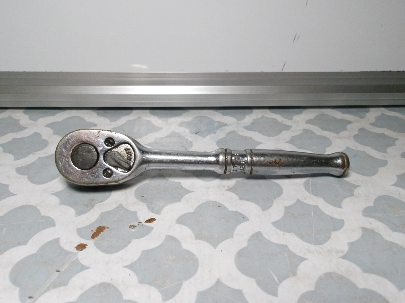 Snap-On 1/4″ Drive Ratchet TM70B- 4-1/2″ Long