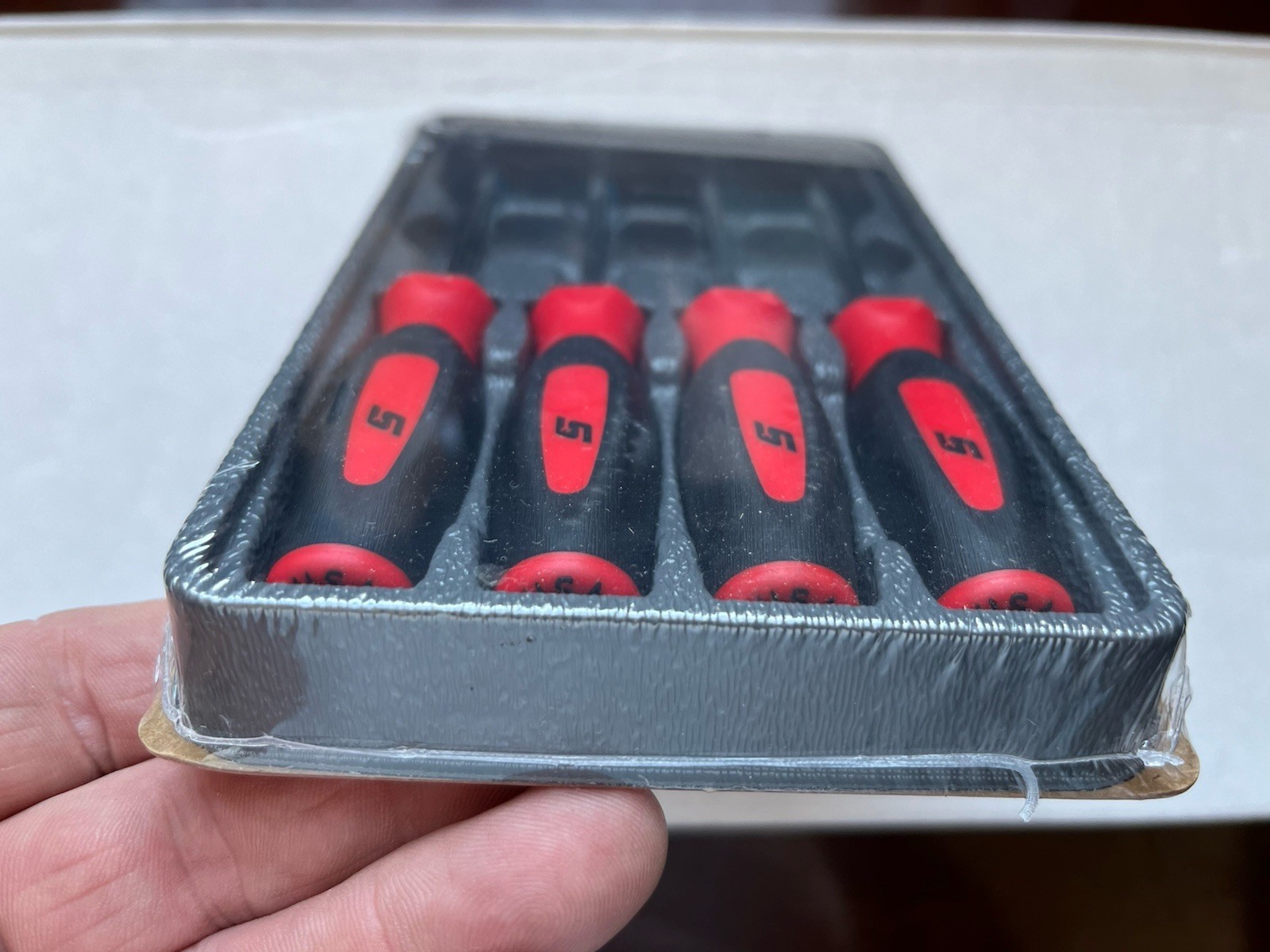 Snap On Torx 4 Mini Tip Screwdriver Set With Storage T8 T10 T15 T20 In Red