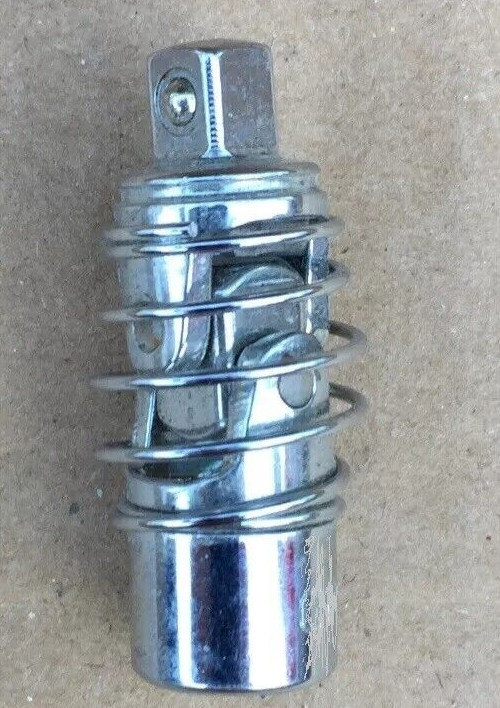 New 1/2″DR. Spring Loaded Swivel Universal Joint Wobble Socket 3″ Length 1/2″ DR