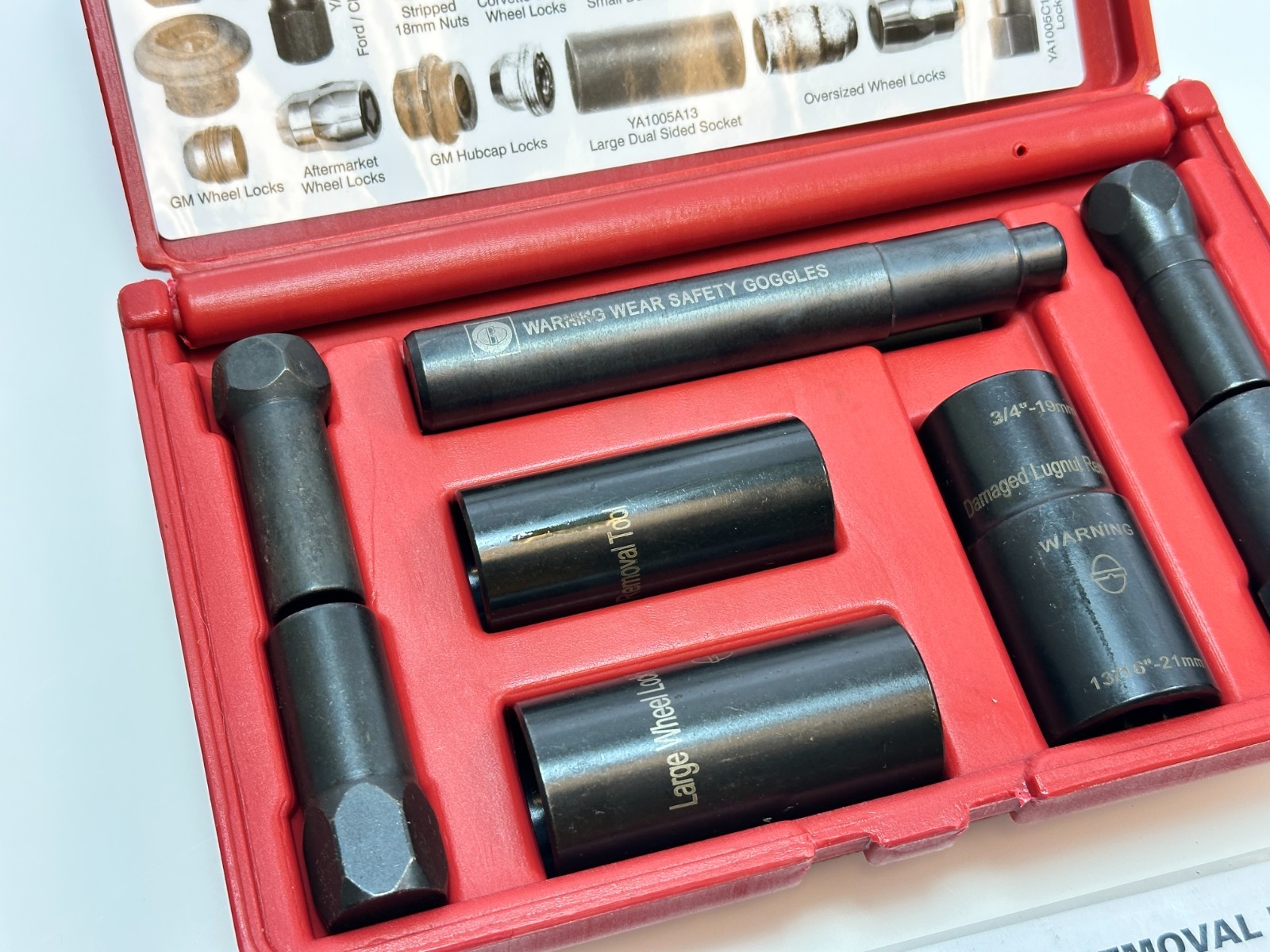 NEW Blue-Point Tools YA1005C Hubcap & Wheel Lock Removal Kit Set (New Old Stock)