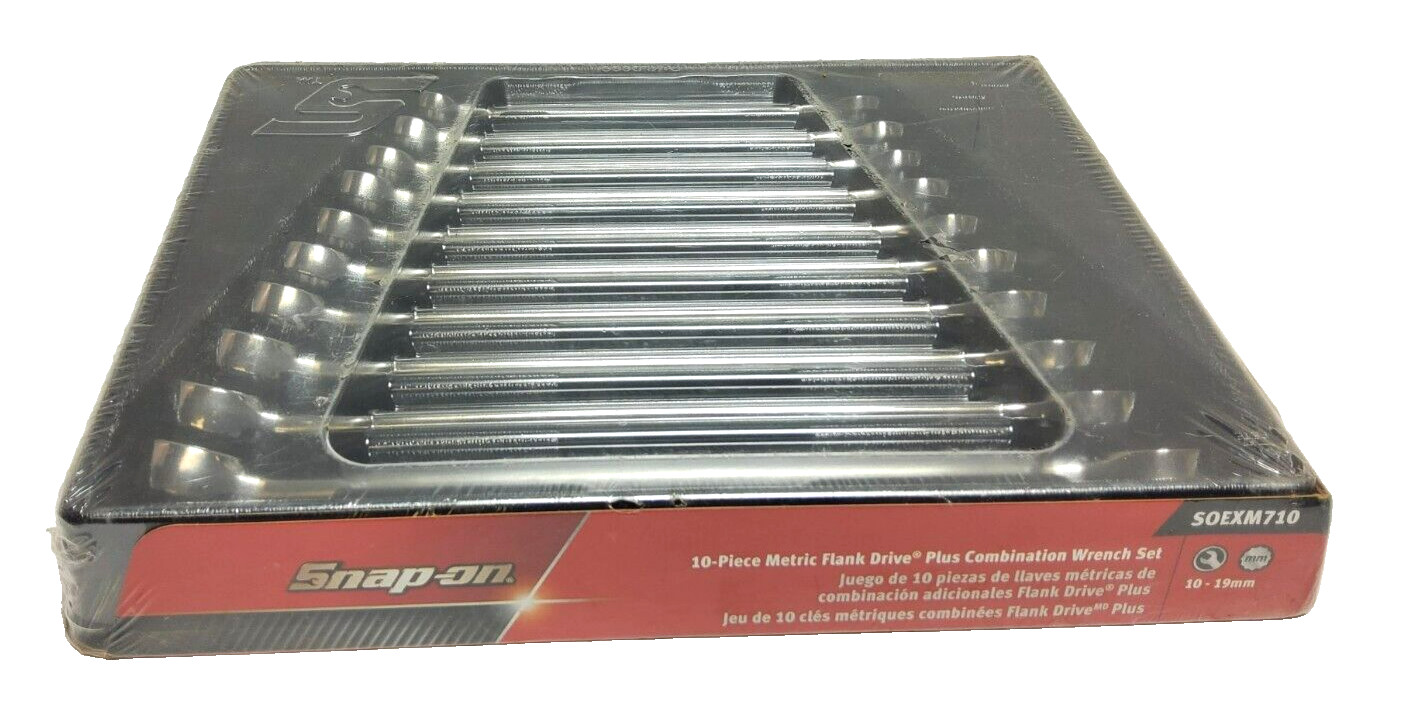 NEW Snap-on™ 10 thru 19 mm 12-point box FLANK drive PLUS Wrench Set SOEXM710