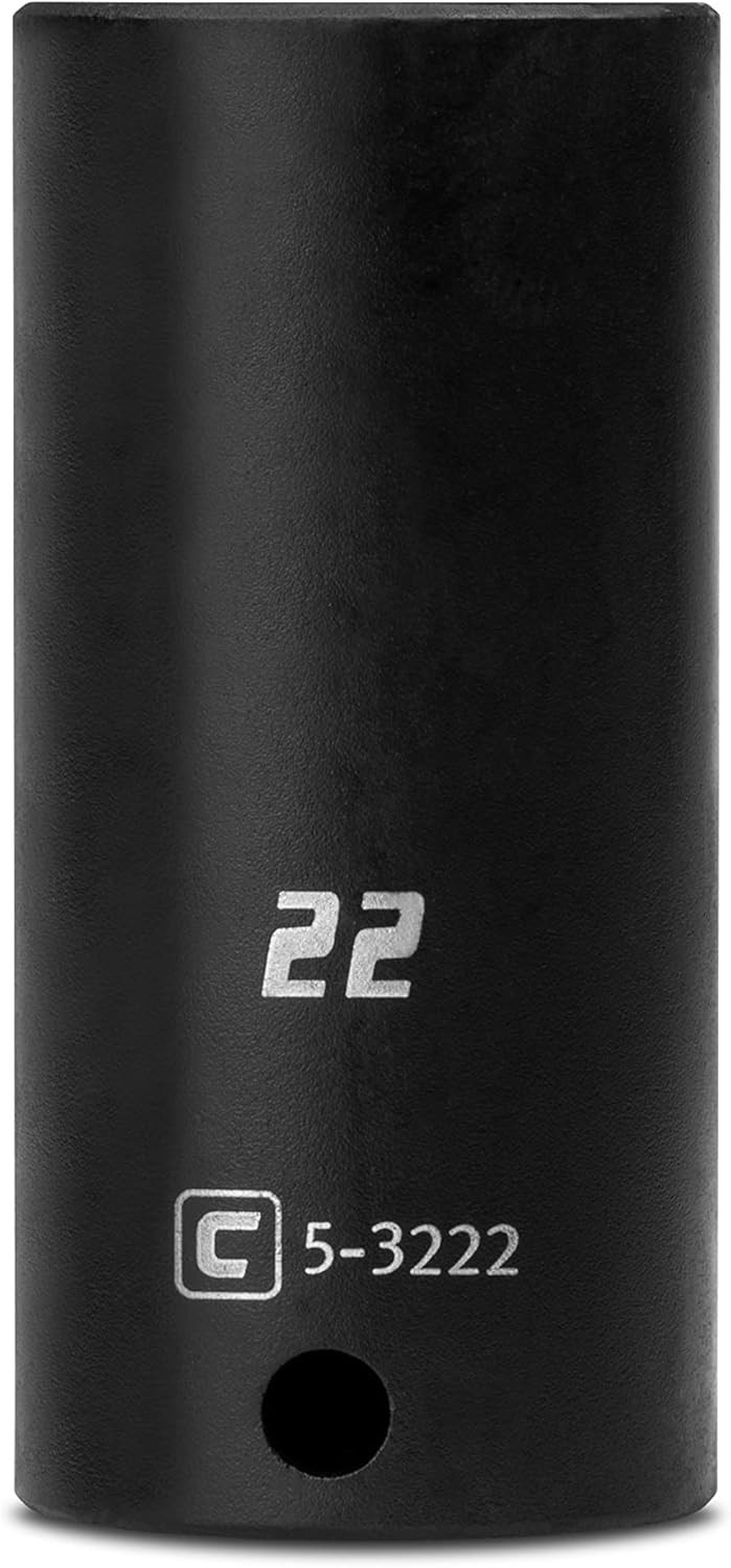 3/8-Inch Drive Deep Impact Socket 22 mm – 6-Point, Corrosion Resistant