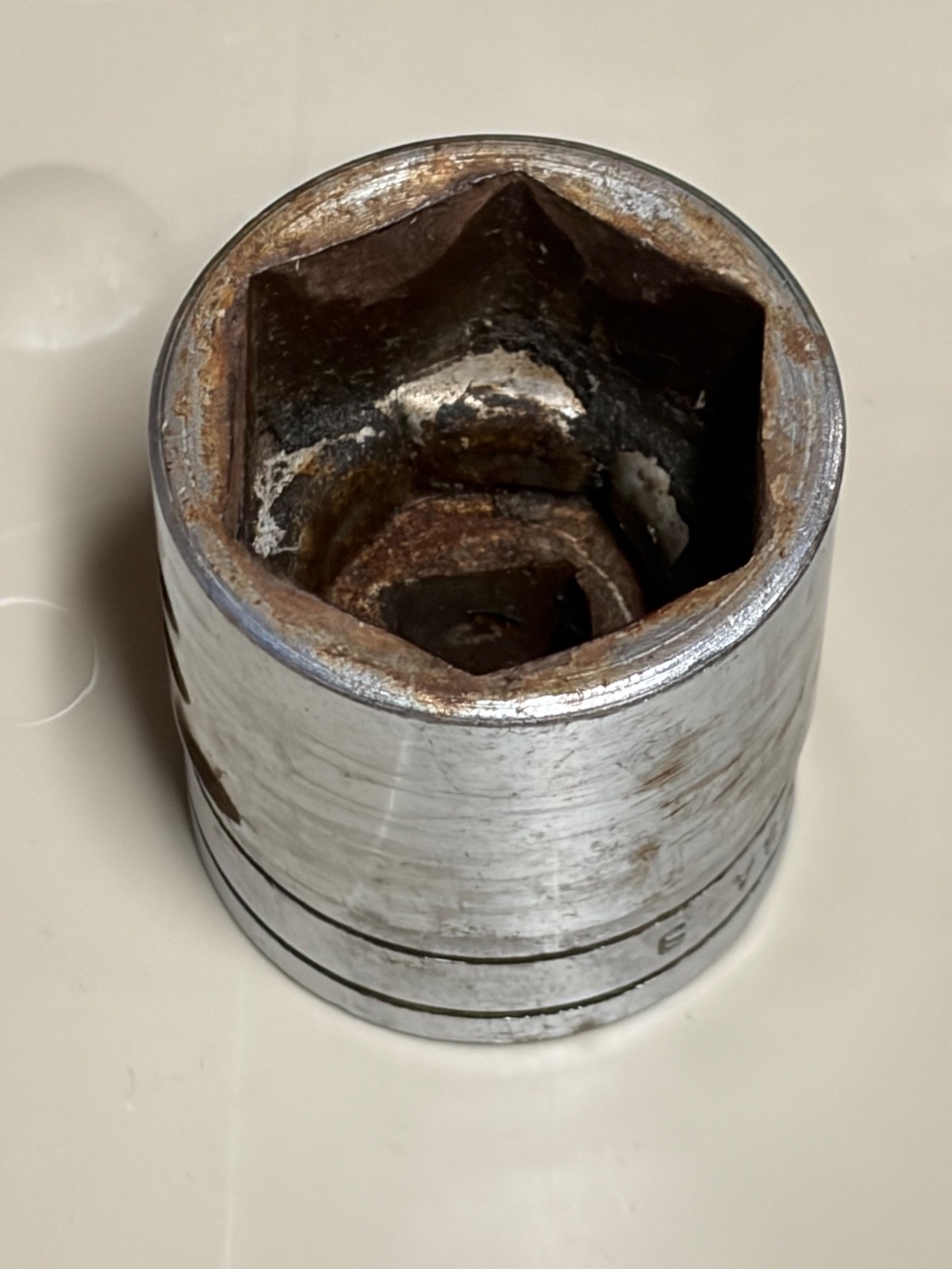 SNAP ON 1/2 INCH DRIVE SOCKET TW-381 SIZE 1 3/16