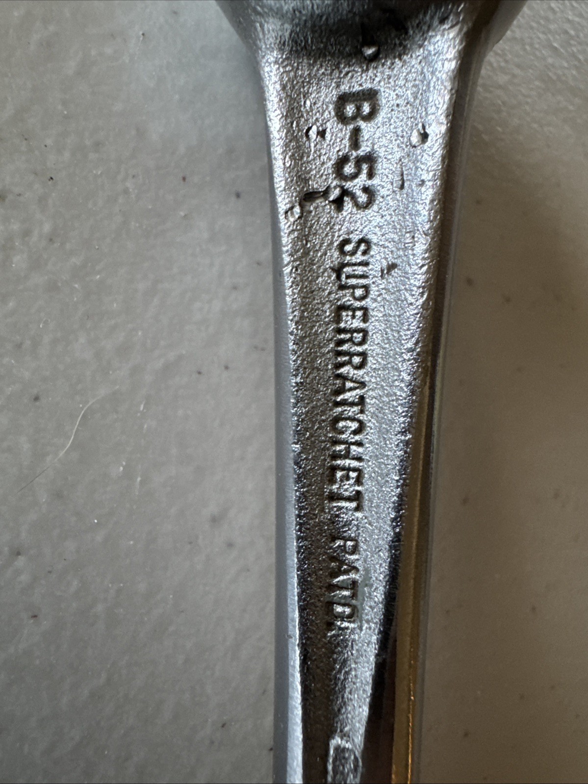 Vintage J.H. Williams & Co. B-52 SUPERRATCHET 3/8″ Ratchet, Tested & Working!