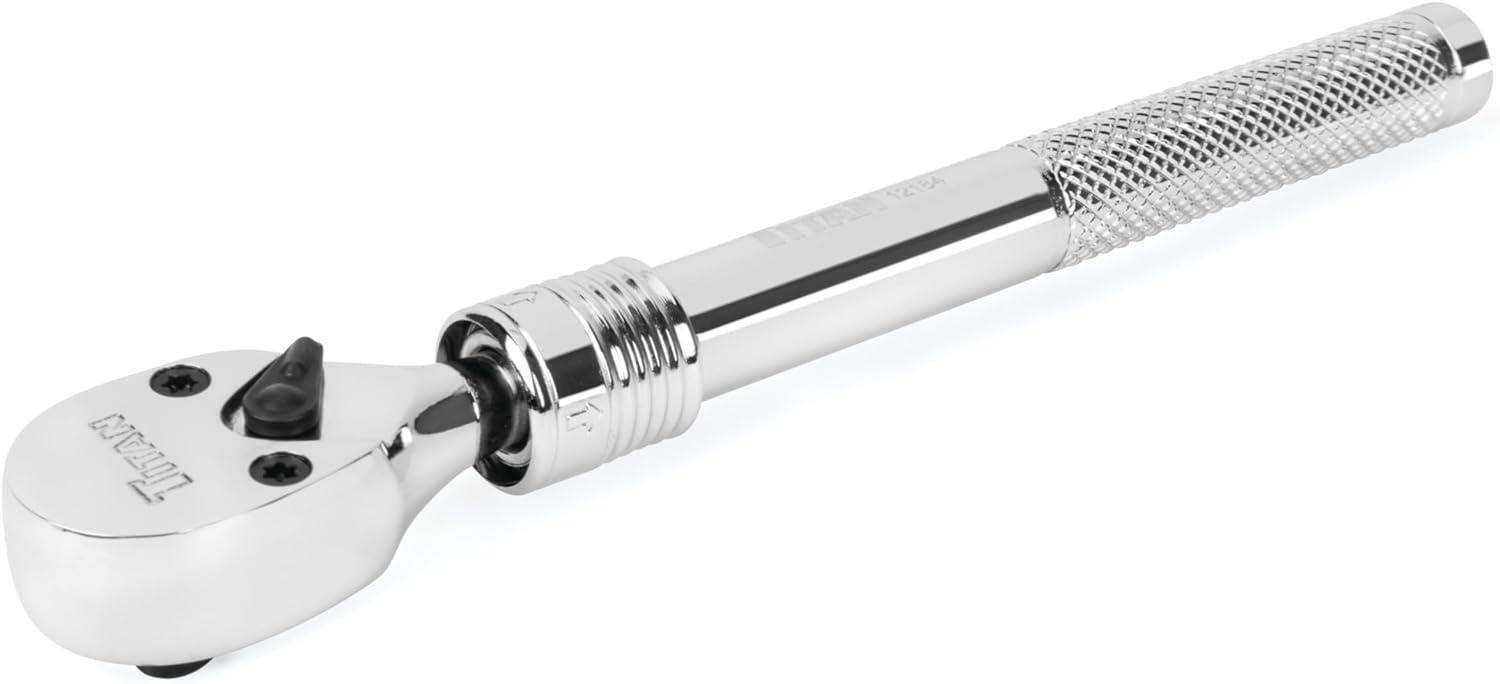 Titan Tools 72-Tooth Extendable Ratchet 1/4″ Drive X 6-1/2″ To 9-1/2″ 12184