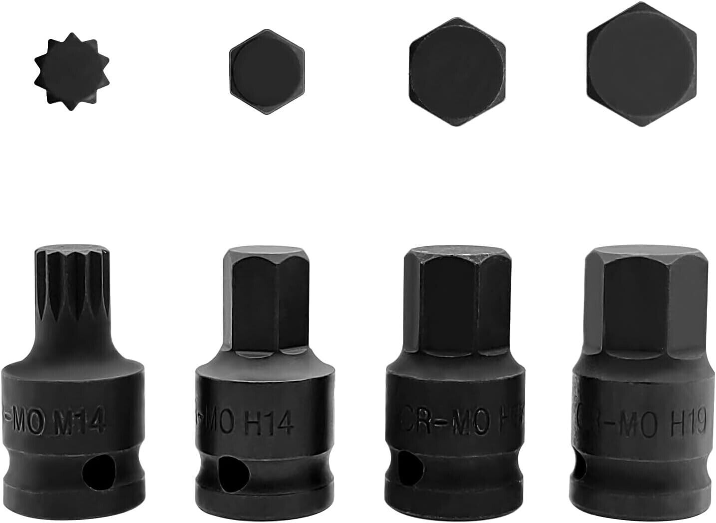 16PCS Brake Caliper Socket Bolt Bit Hex Pentagon Tool for Benz BMW Audi Ford VW
