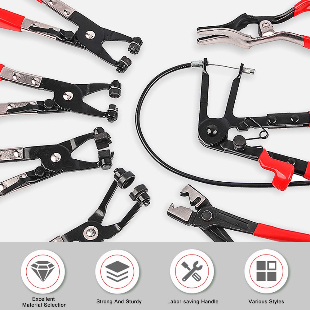 Hose Clamp Plier Clic&Clic-R Type Practical Collar Pliers CV Boot Clamp Tool US