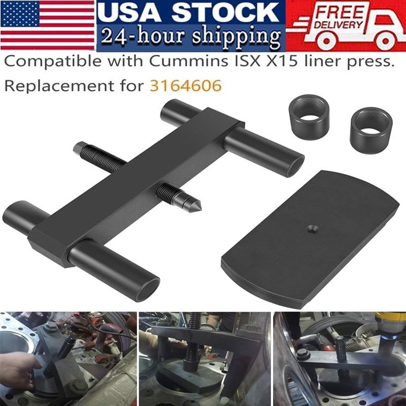 3164606 Cylinder Liner Press Installer Tool Heavy Duty Fits For Cummins ISX X15