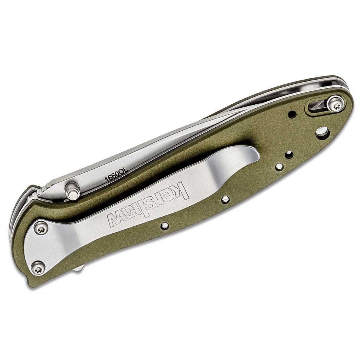 Kershaw Leek Assisted Open Liner Lock Drop Point Blade EDC Folding Pocket Knife