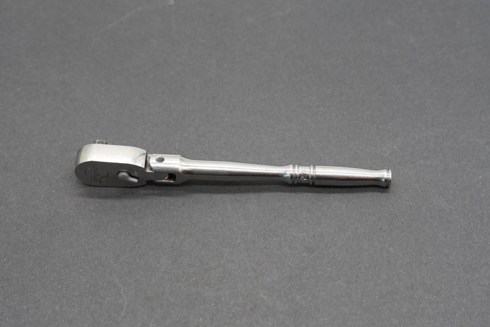 Snap On Ratchet 1/4” Drive 72-Tooth Flex Head Standard Handle Dual 80 TF72