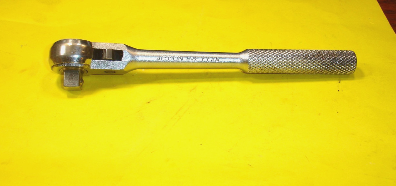 Vintage ACTION 77JA By Thorsen 3/8″ Open Gear Head Ratchet Wrench USA VGC