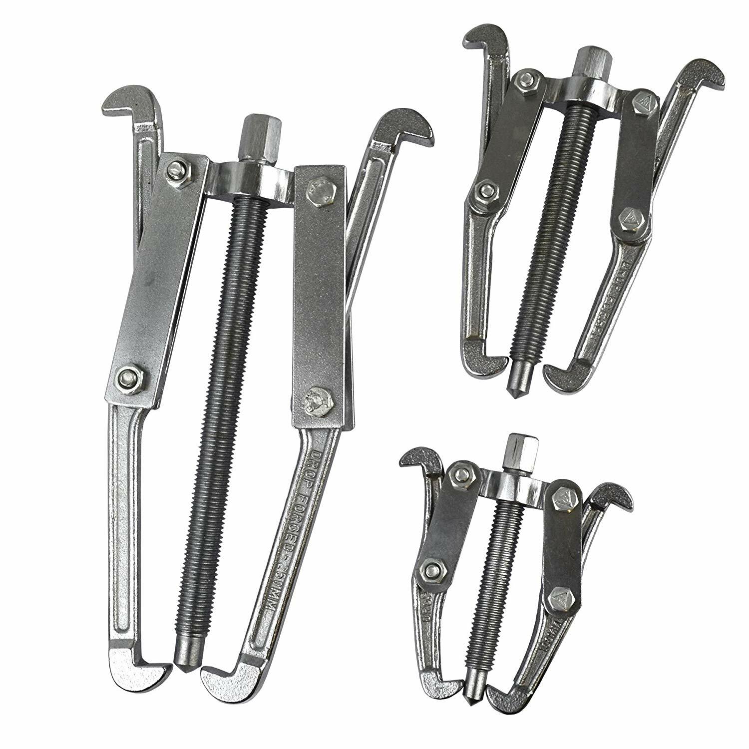 BEARING PULLER 3PC 2 LEG 4″ 6″ 10″ HUB GEAR PULLEY REMOVER 3 YEAR WARRANTY