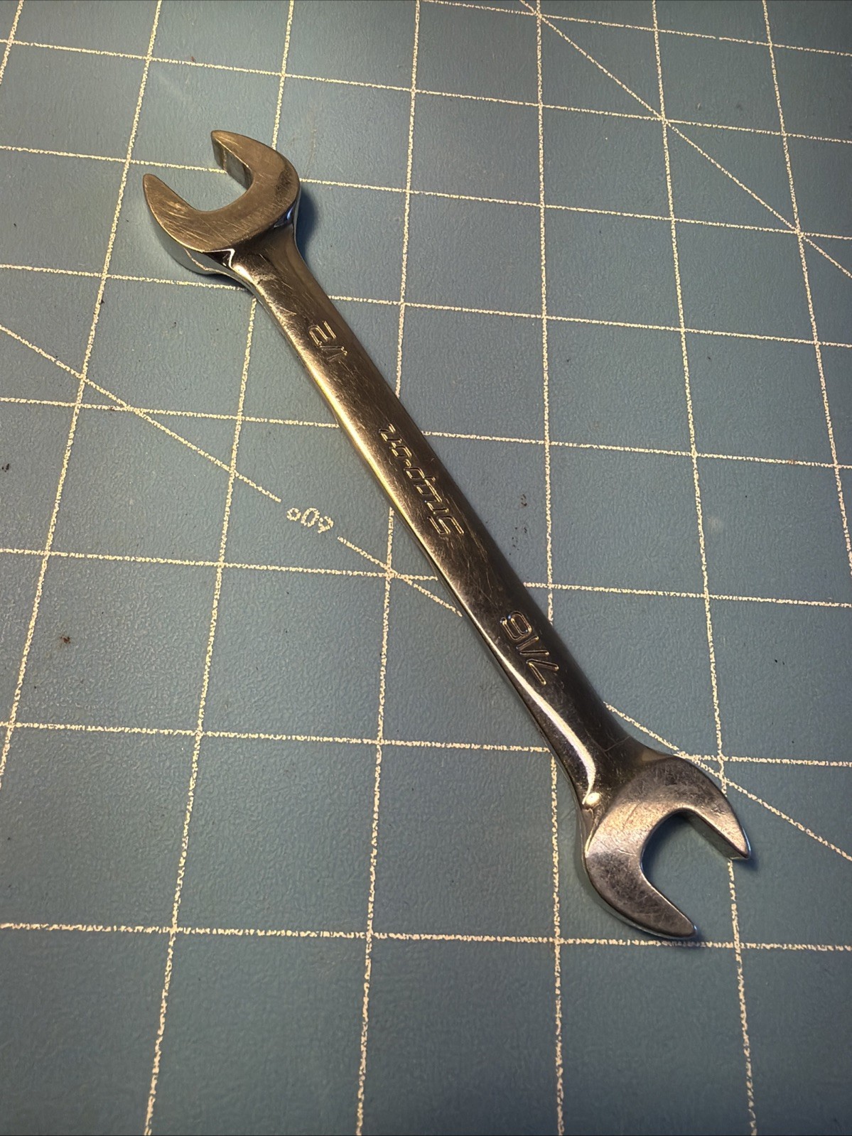 Snap On SAE 7/16″ X 1/2″ Double Open End Wrench Vo1416B