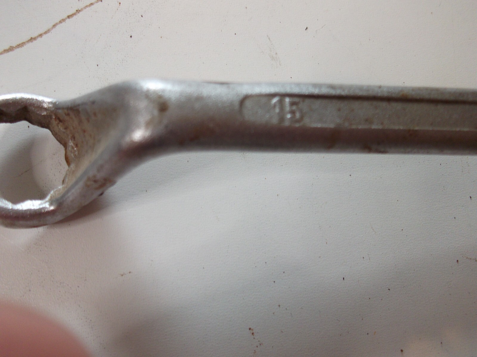 Vintage Alloy Steel 14mm x 15mm Ring Spanner West Germany Upcycle