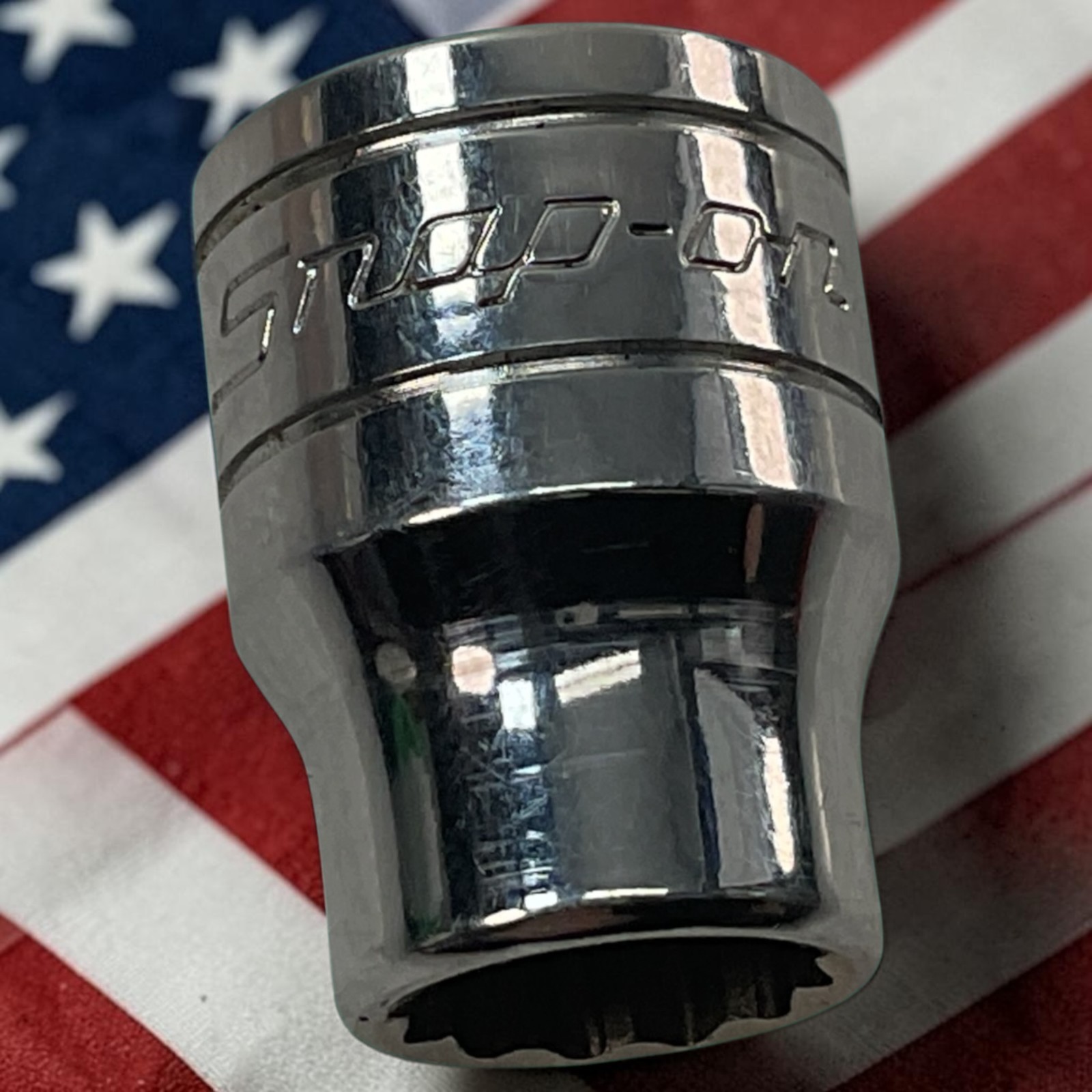 Snap-on Socket 3/8″ 3/8″ Drive 12 Point F121 Sold As Pictured Mechanic Tool USA