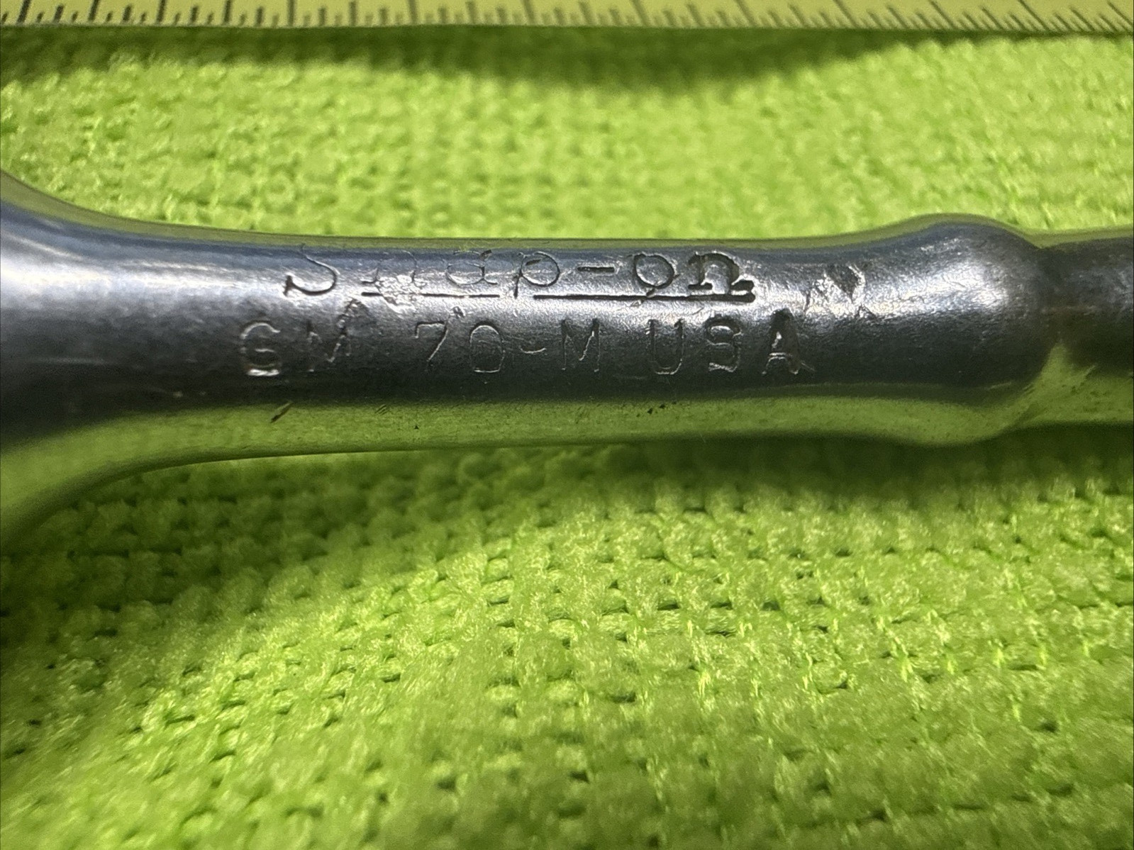 Snap-on Tools USA GM-70-M 1/4″ Drive Midget Ratchet Oil Port vintage good workin