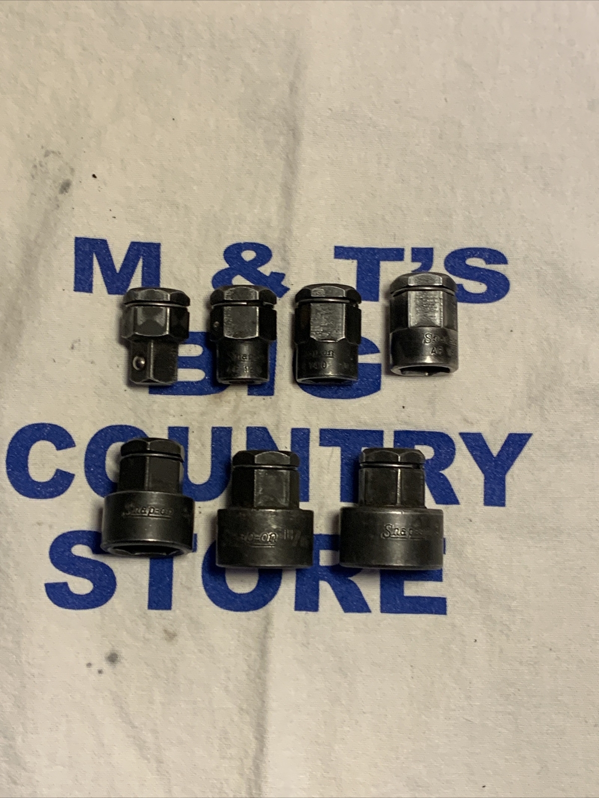 1964 Snap-on Tools USA 3/8″ Drive Pass Thru 7pc.Socket Set 3/8″ to 3/4″ RARE