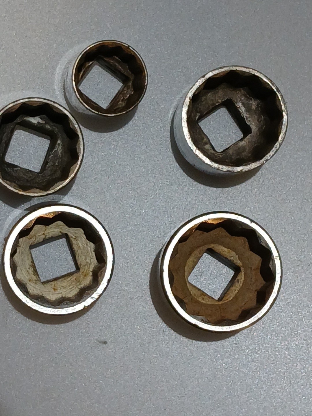 Craftsman 3/4 Dr Socket Lot Made In USA 12PT 1-1/16, 1-3/8, 1-7/16, 1-1/2, 1-5/8