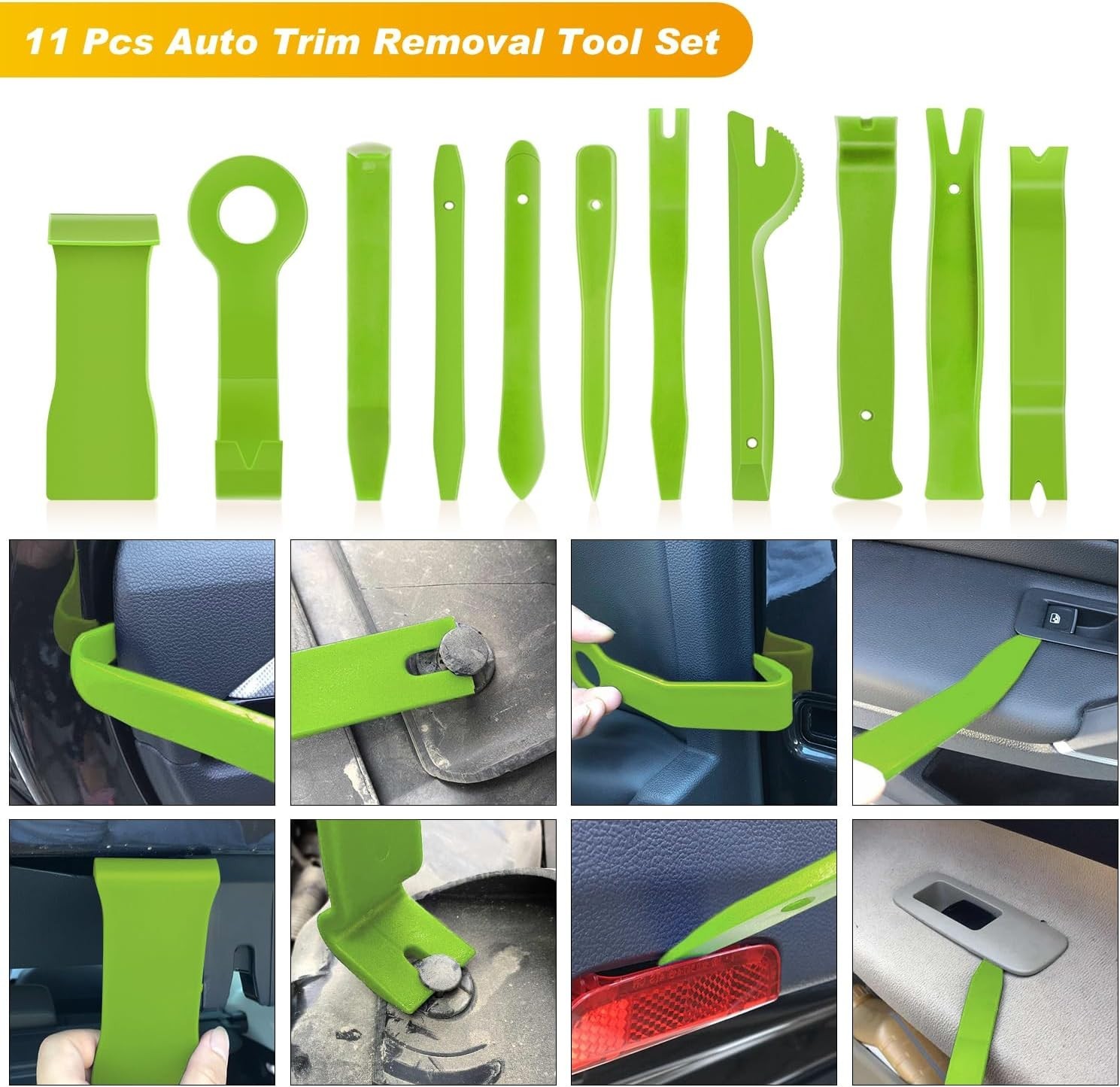 Professional Grade 19-Pc Trim Removal Tool Set – Includes 11 Interior Tools