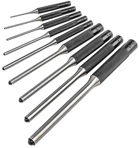 W7559 Roll Pin Punch Set 9 Piece Set