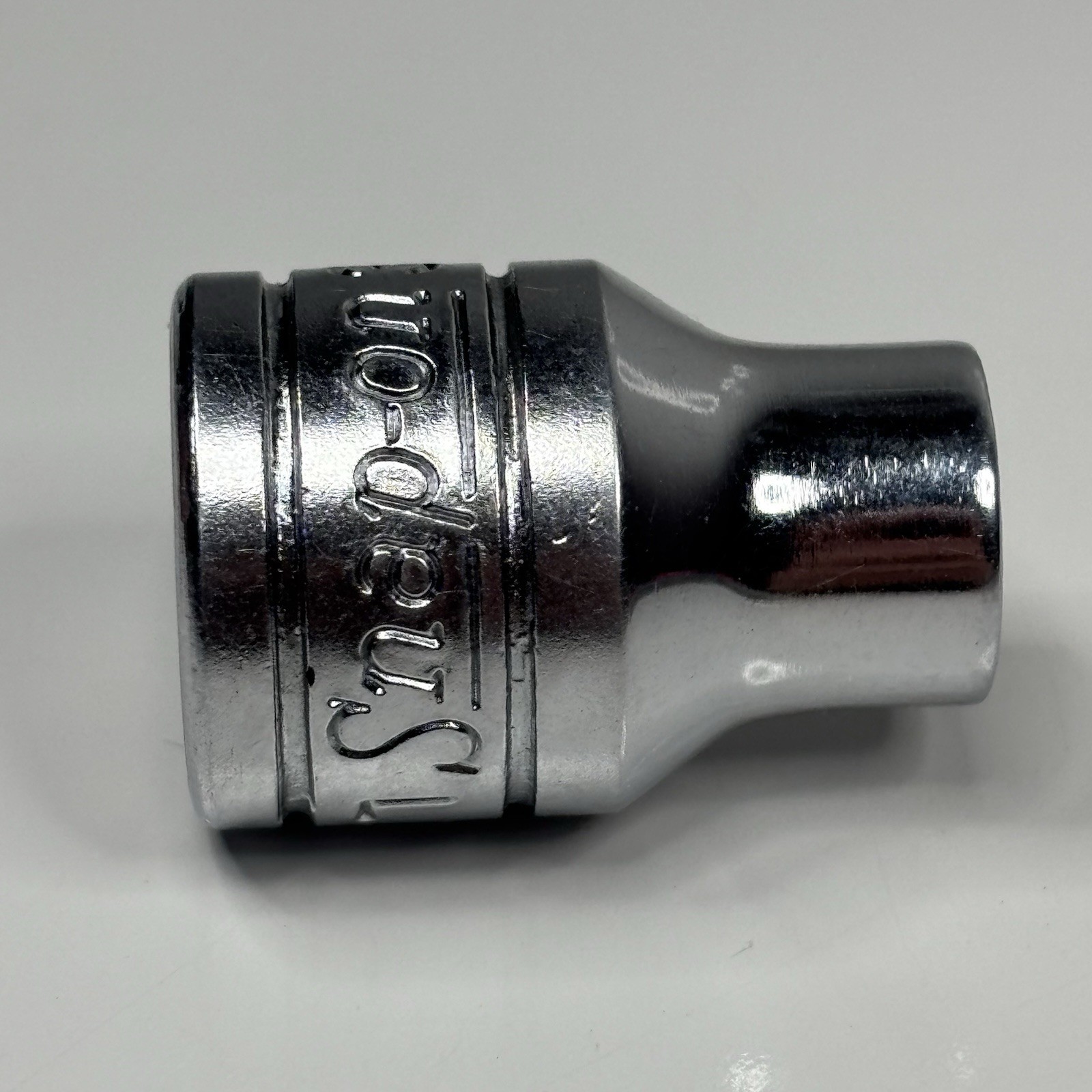 Snap On WF95 3/8 Drive 6 Point British Standard 3BA Shallow Socket USA 1967 VTG