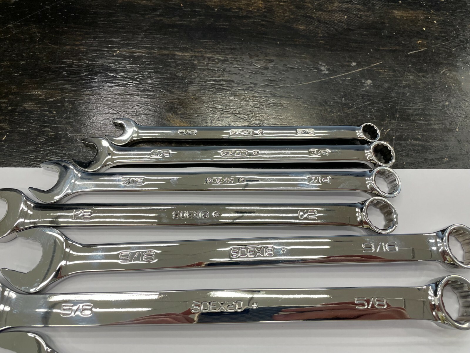 Snap-on Tools USA NEW 10pc 12 Point Flank Drive PLUS Combo Wrench Set SOEX710