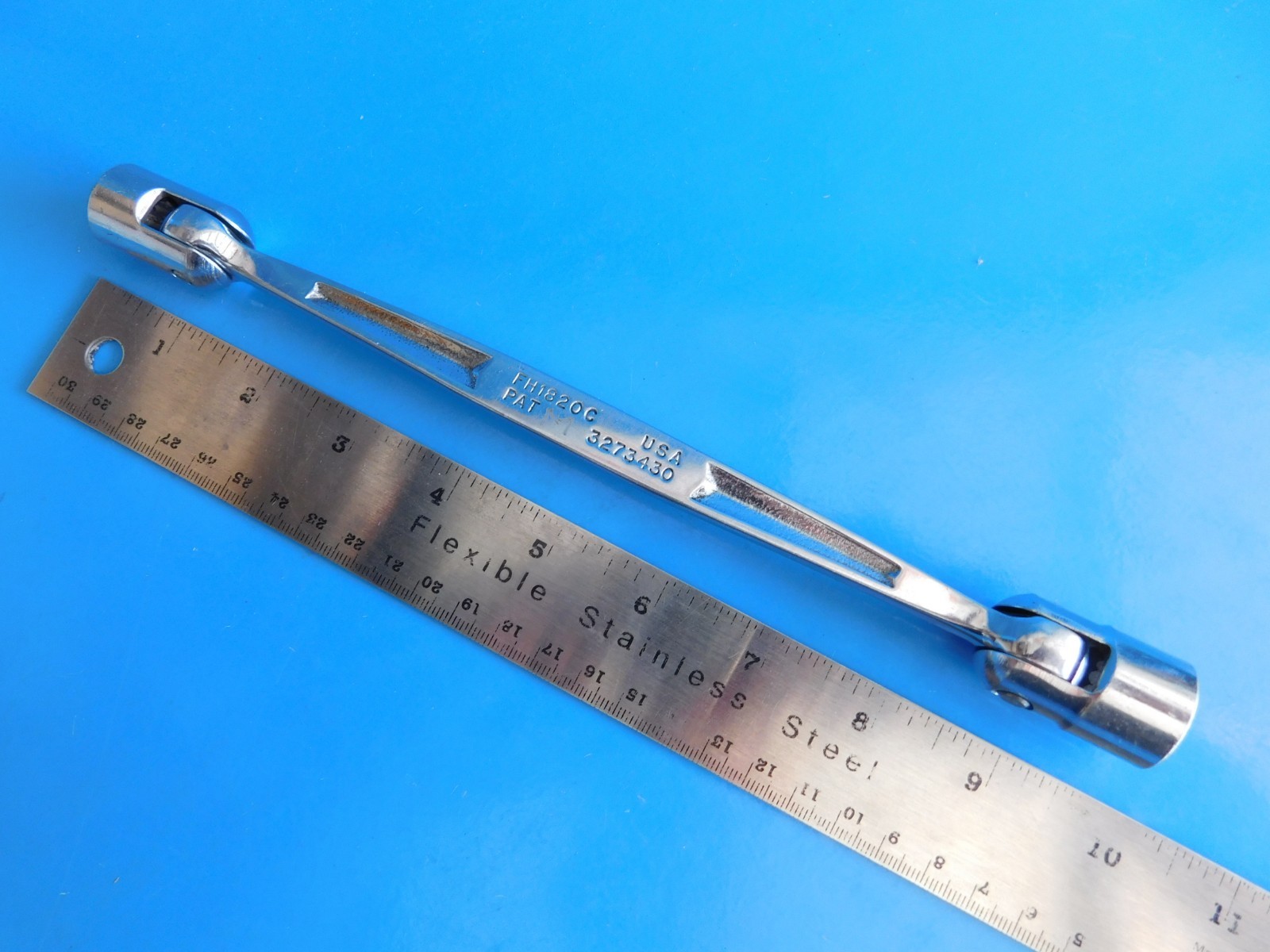 USED, SNAP ON ( 9/16 IN. X 5/8 IN.) FLEX SOCKET WRENCH ,PART # FH1820C