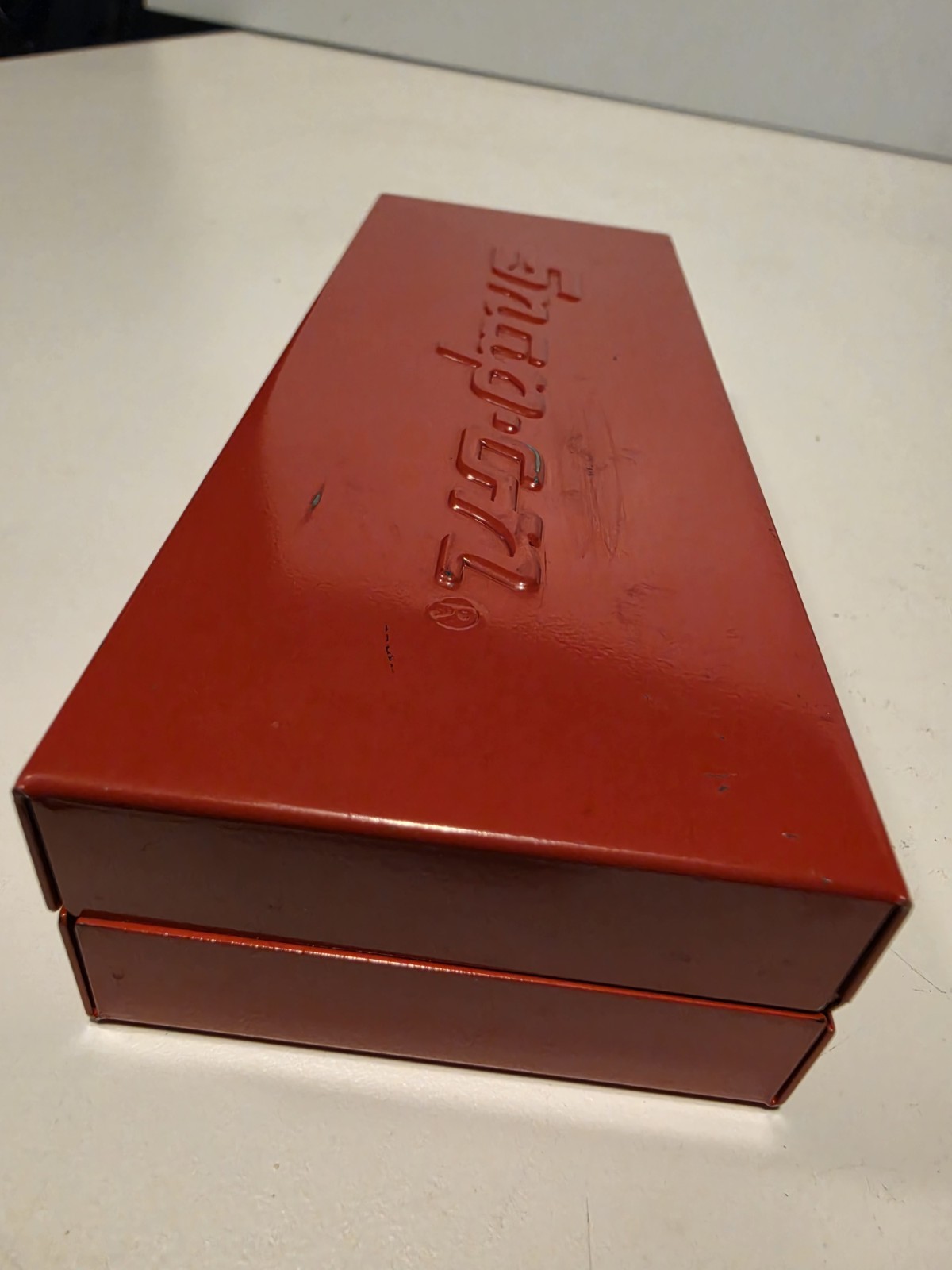 Vintage Snap On Tools KRA223A 1/4″ Drive Socket Set Tool Box 1994 Date Code NICE