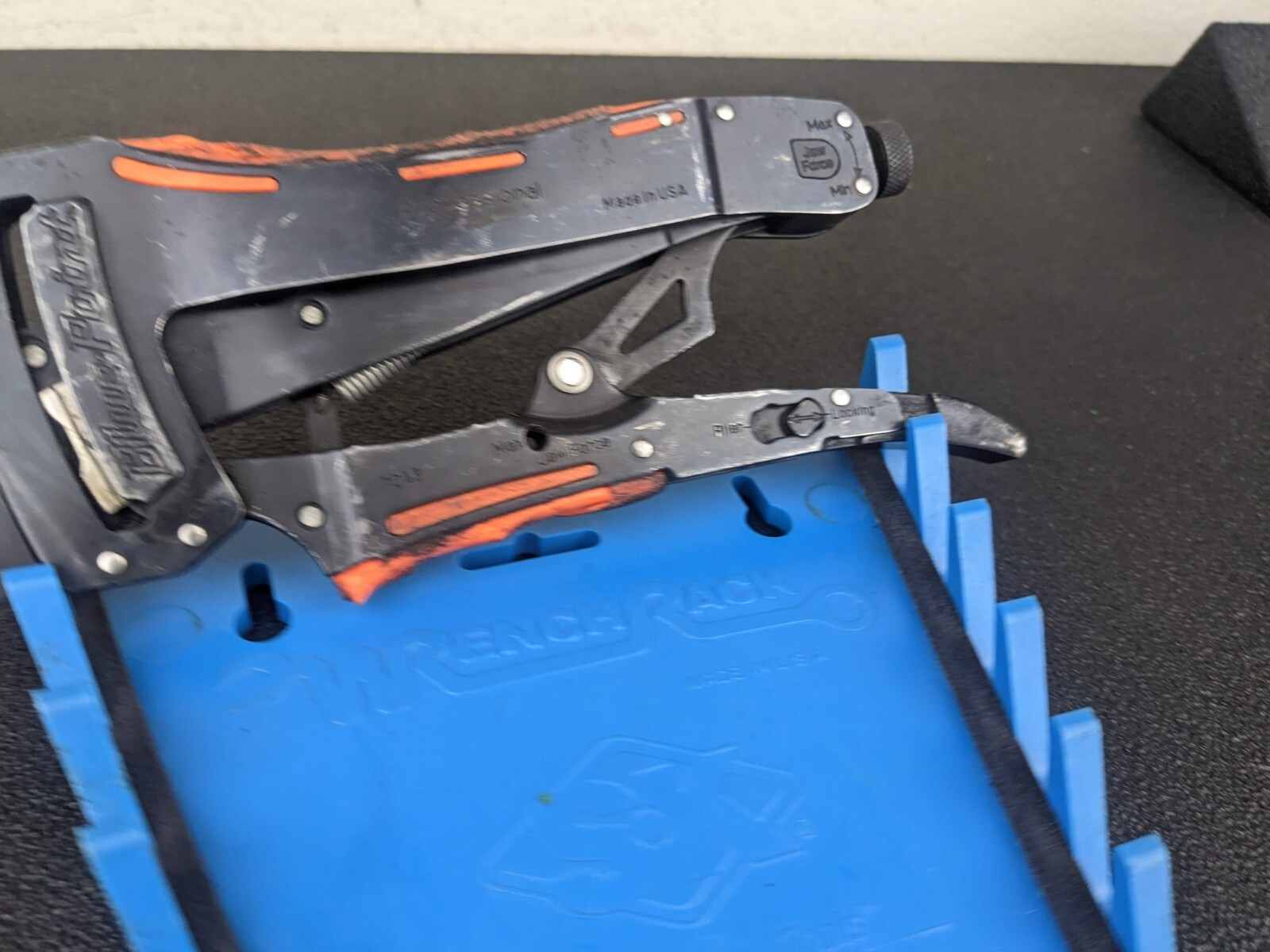 #bk538 BLUE POINT PROFESSIONAL JAW FORCE SELF LOCKING PLIER PCA8 USA