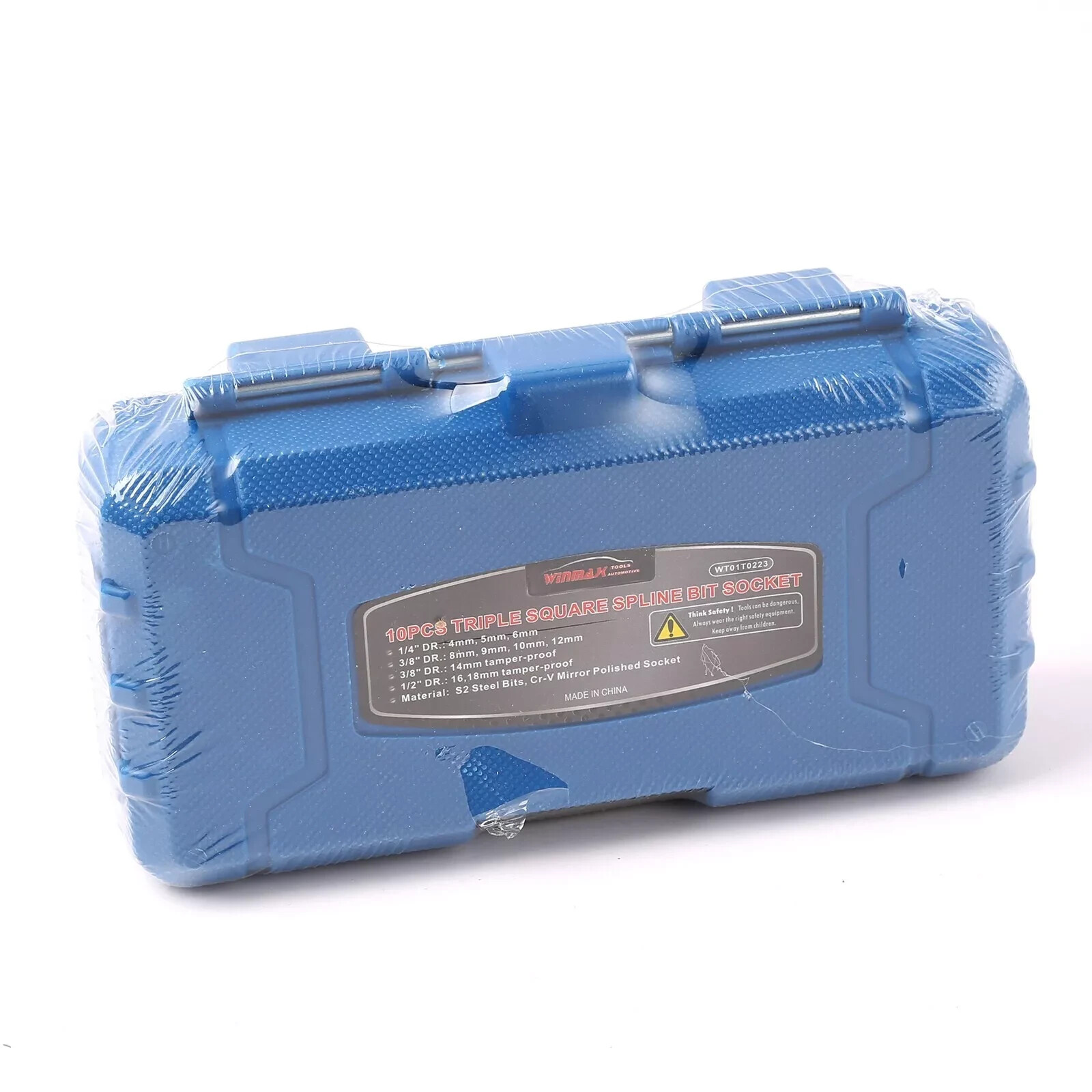 10 Pieces Bit Socket Set XZN 12 Point Triple Square Spline Tamper Proof Bits Set