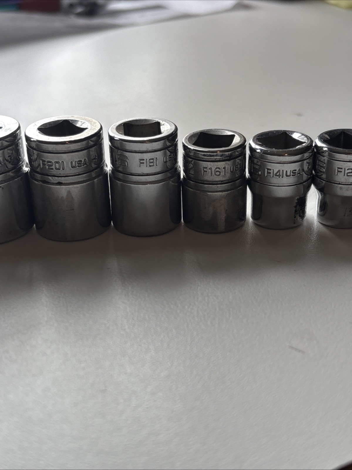 Snap-on Tools 12-Piece 1/4″ – 15/16″ Drive 12-Point Shallow Socket Set 🇺🇸 Nice