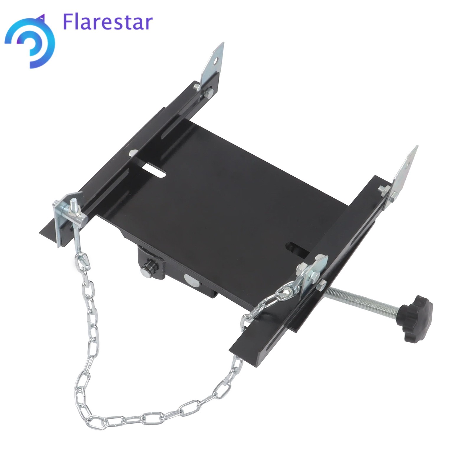 Black 1/2 ton 1100lbs Transmission Floor Jack Adapter for Vehicle Repairs