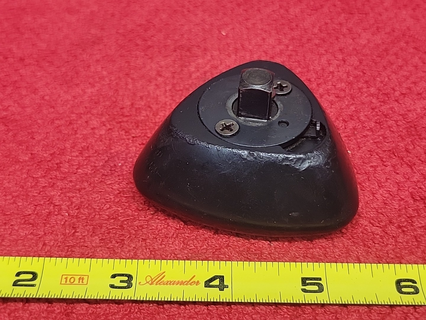 Snap On Tools 3/8″ Drive Black Grip Palm Ratchet F714 Vtg USA 🇺🇸
