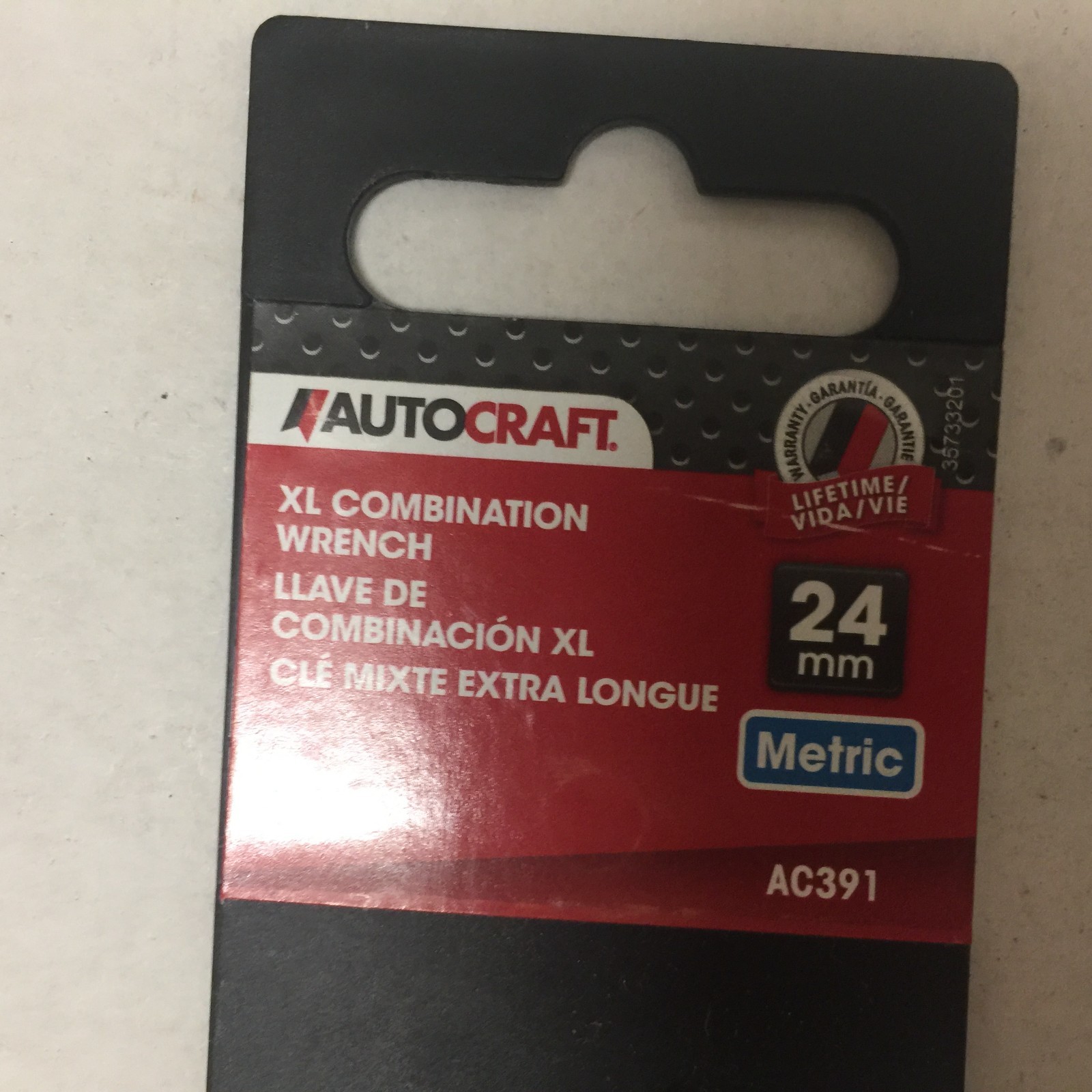 Autocraft XL Combination Wrench 24mm 12 Point AC391