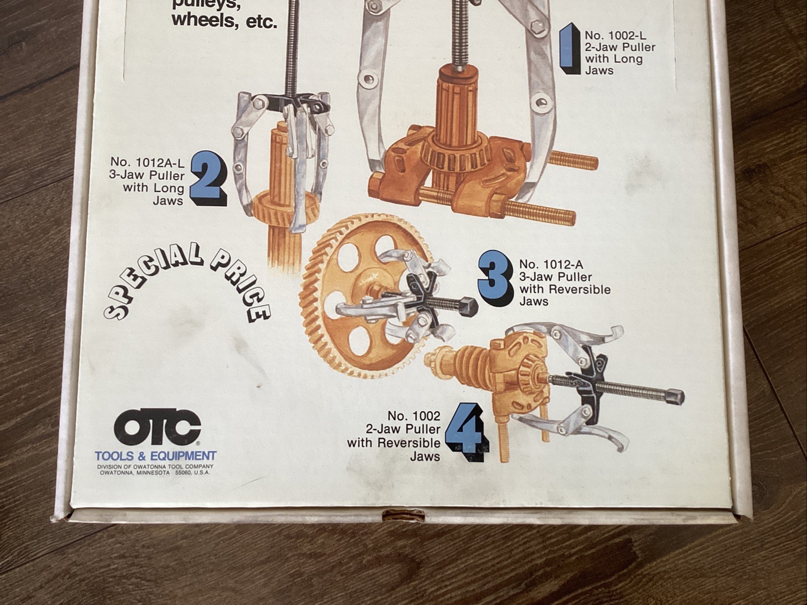 NEW NOS OTC PA7 7 Ton Multi Style Puller Set 4 In One In Box Free Ship