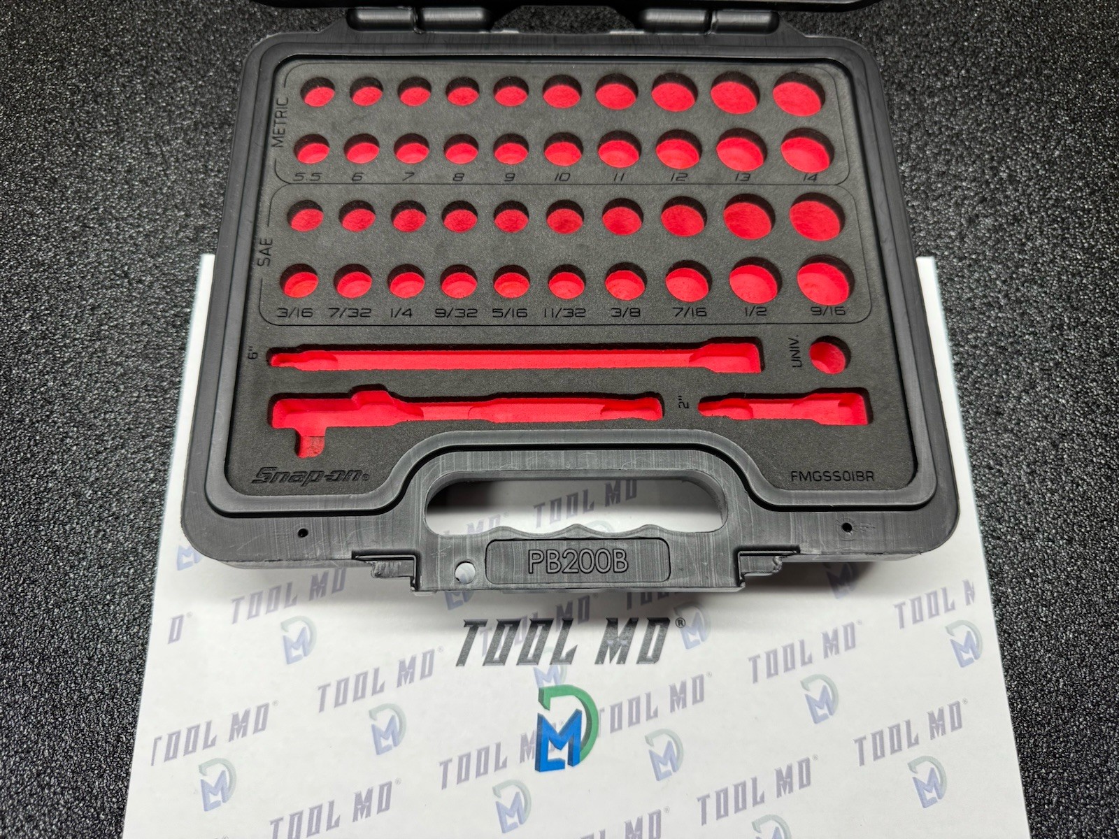 Snap-on Tools USA CASE ONLY For 44pc 1/4” Drive General Service Set 144TMPBFR