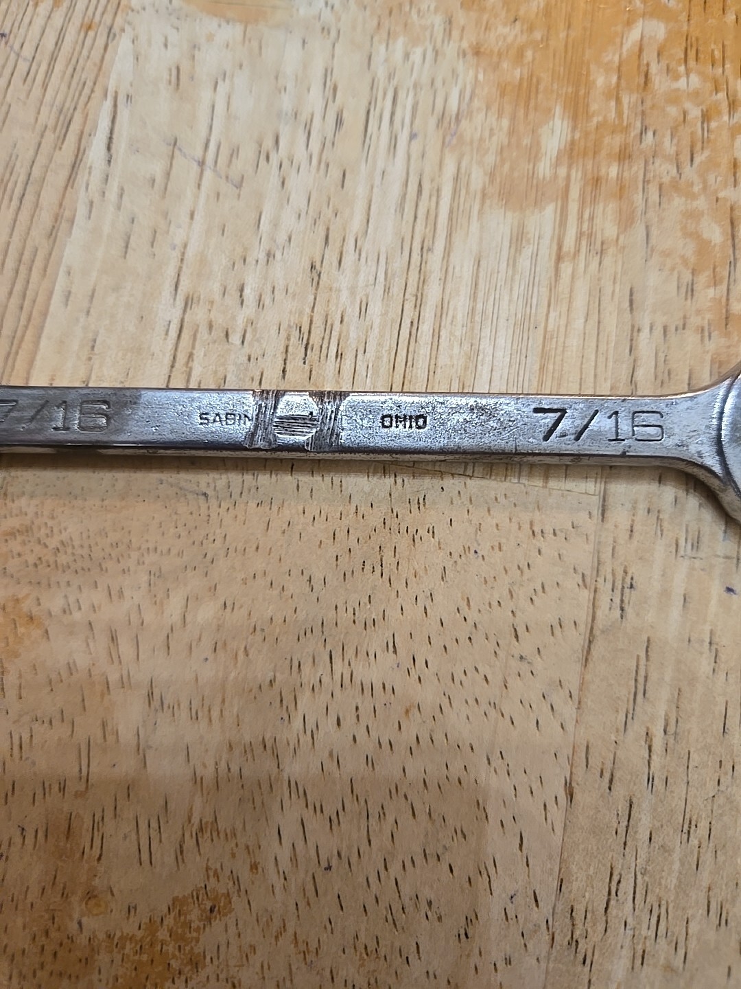 Mac Tools Sabina 7/16″ 6PT Short Chrome Combination Wrench CH14