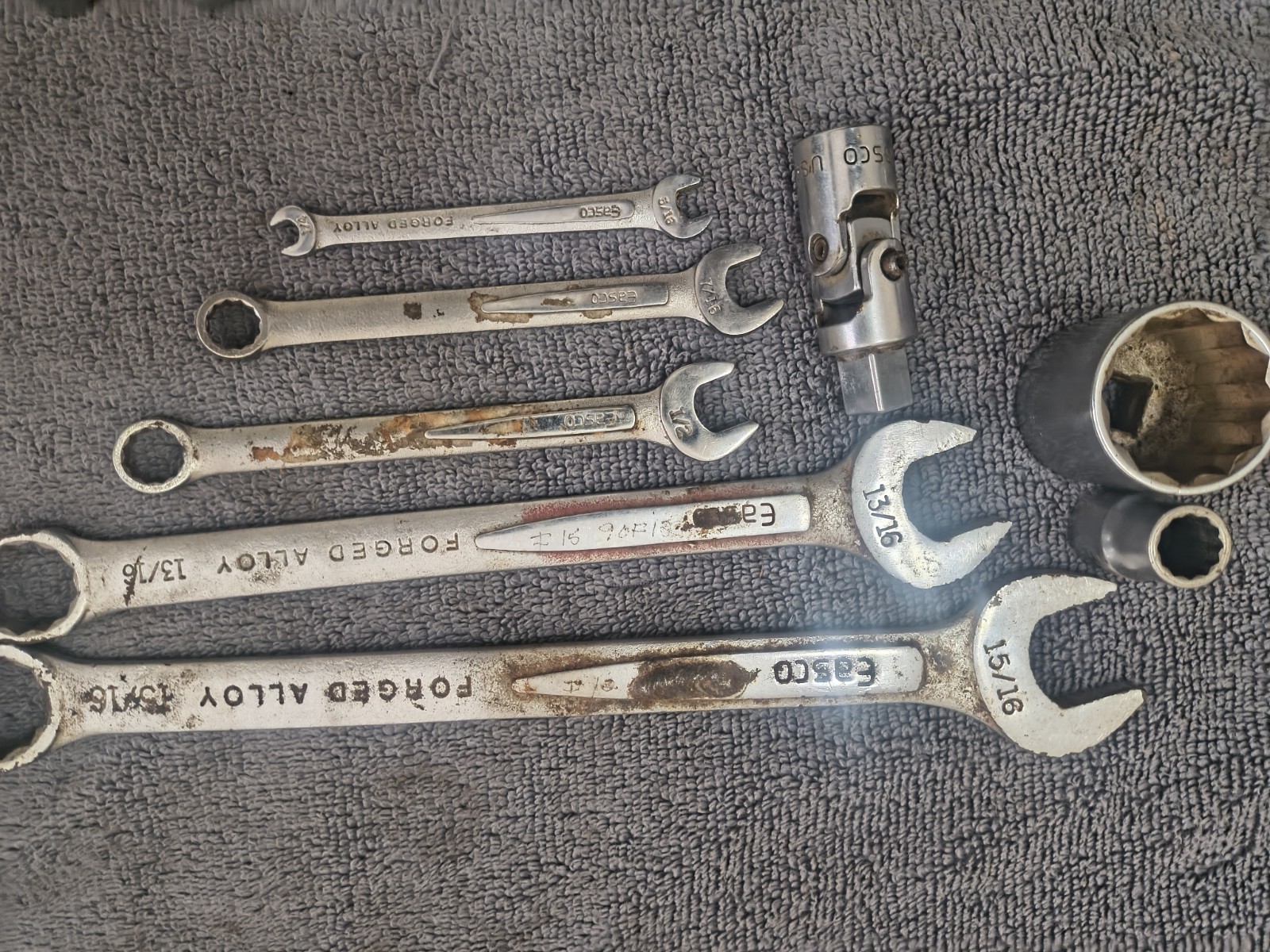 Lot Of 132 PROTO, SNAP ON, BLUE POINT, THORSEN, EASCO, CHALLENGER, CRAFTSMAN,