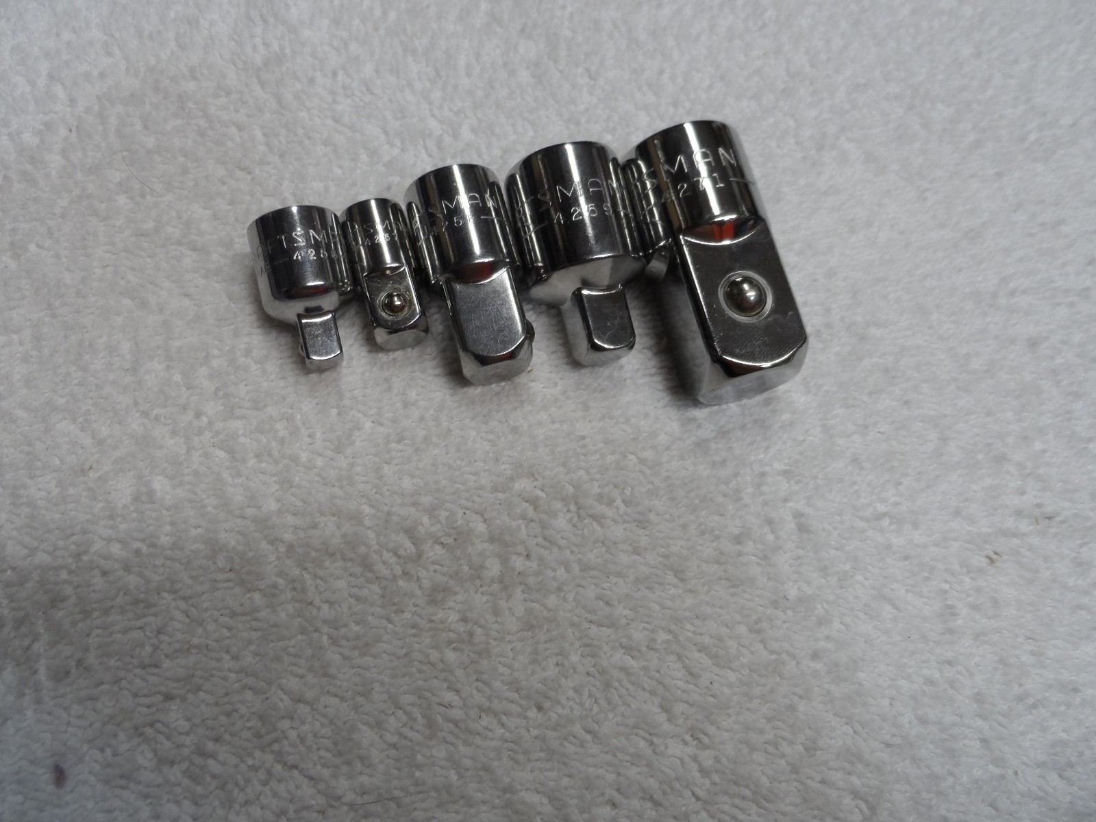Craftsman 1/4″ 3/8″ 1/2″ 3/4″ Drive Socket Adapter Set – 5 pcs