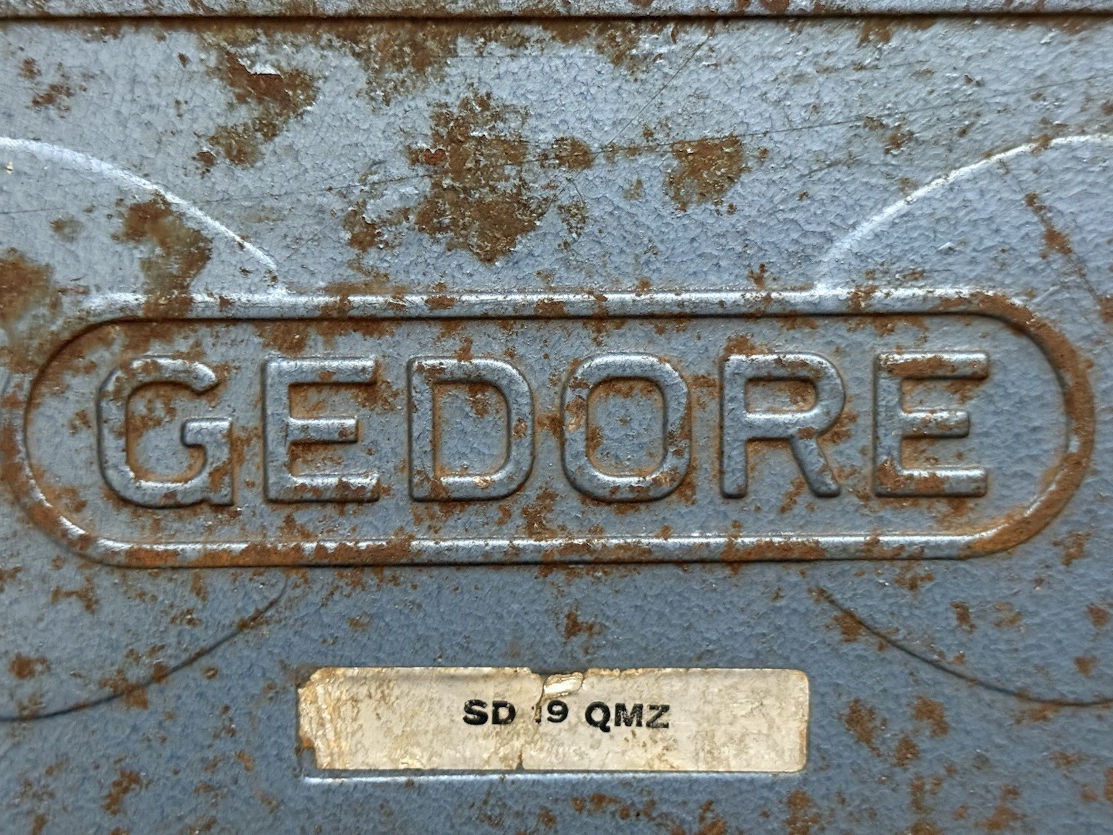 Genuine Vintage Gedore AF Socket Set 1/2″ Drive in Metal Case Complete Set