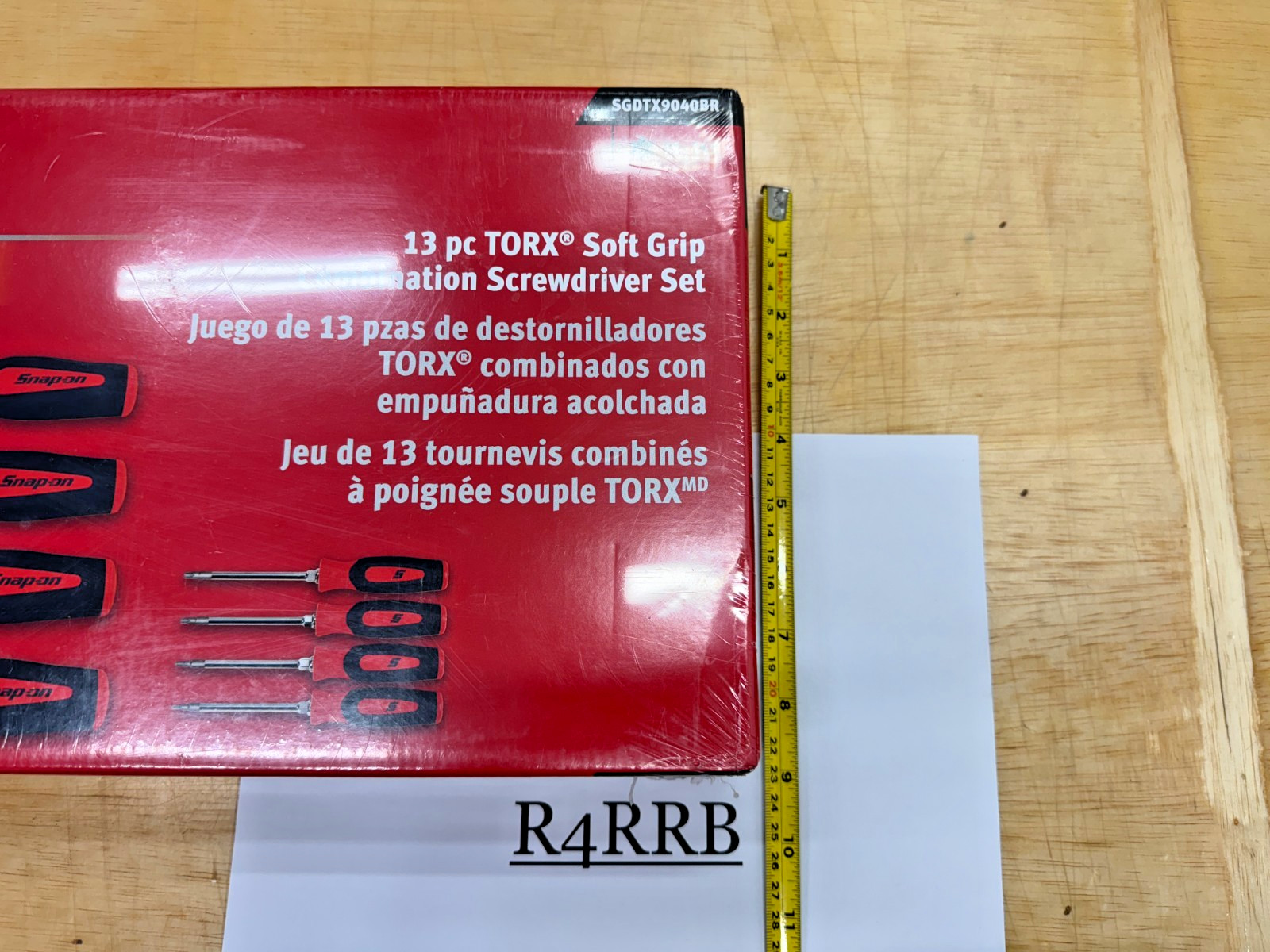 Snap-on Tools NEW 13pc RED SOFT GRIP T8 – T45 TORX Screwdriver Set SGDTX9040BR