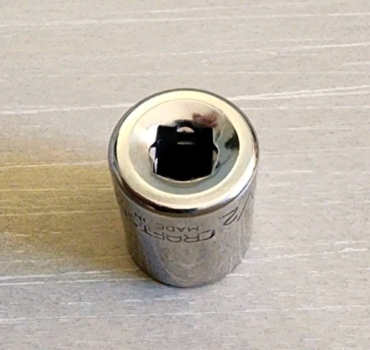 Craftsman USA 1/2″ Socket 6 Point 1/4″ Drive Inverted G1 43499