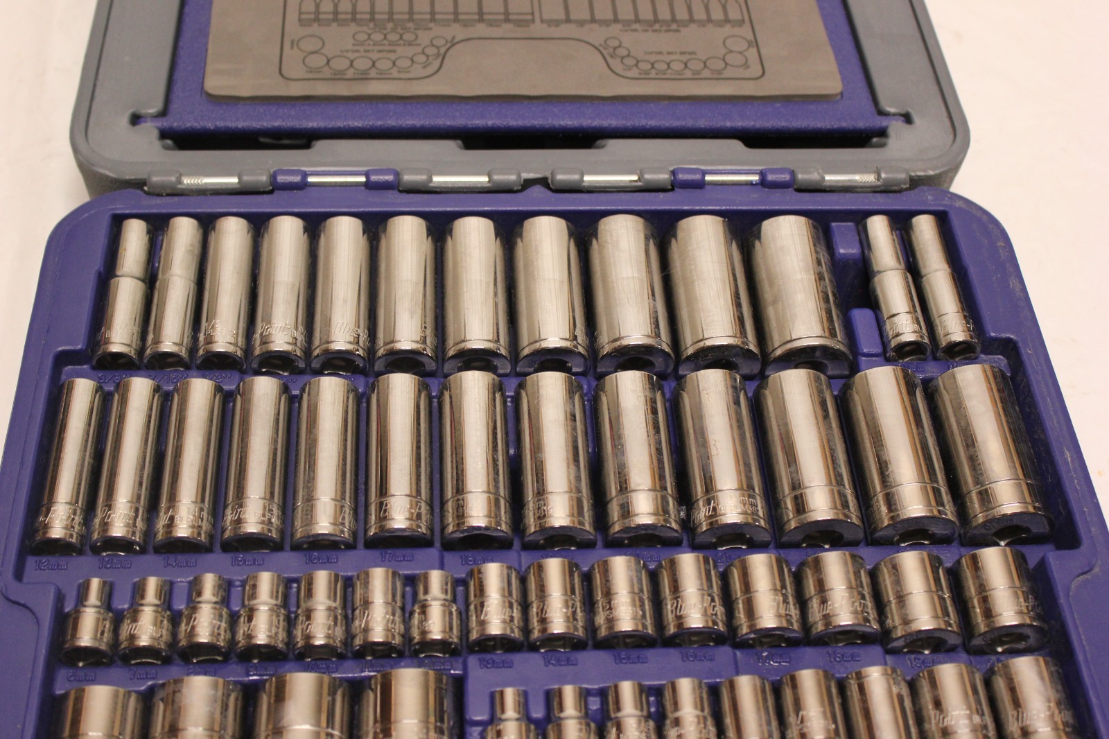 Blue-Point BLPGSSC155 155pc Combination Drive SAE/Metric Socket Set C1